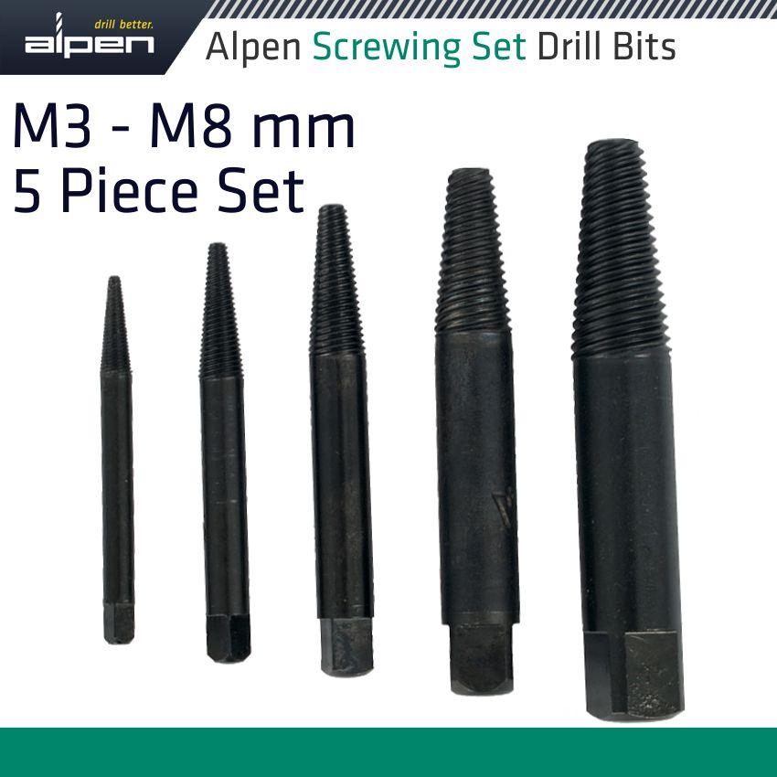 Alpen Screwingset M3 M8 5 Pce - Livestainable.co.za