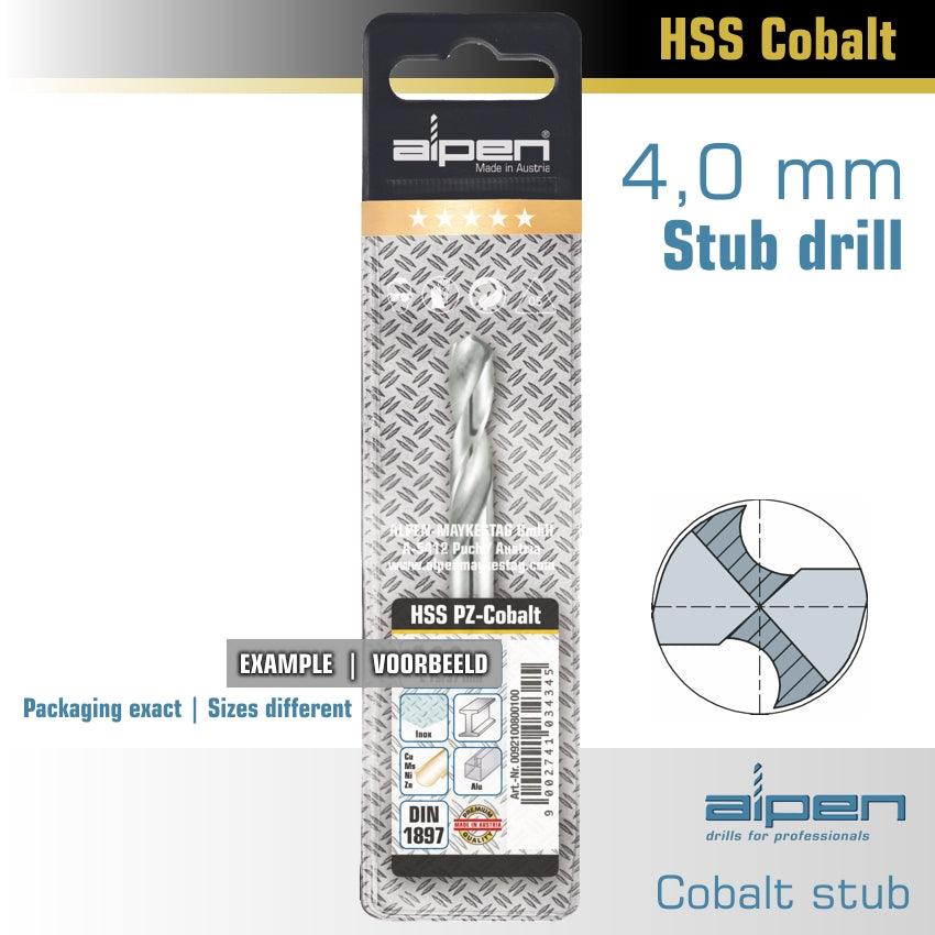 Cobalt Drill Bit Short Pouch 4.0 Mm - Livestainable.co.za