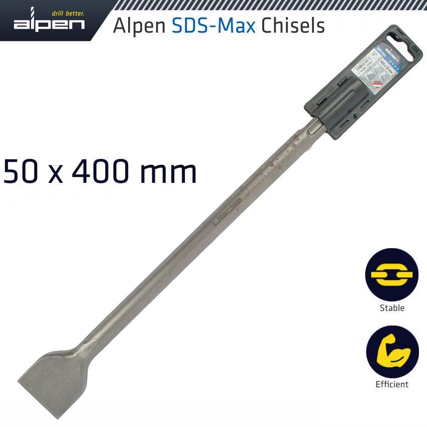 Sds Max Chisel Wide 50 X400 Mm - Livestainable.co.za