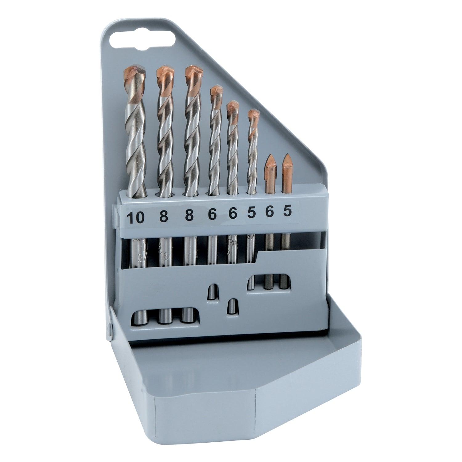 Glass And Tile Drill Bit Set 8 Piece - Livestainable.co.za