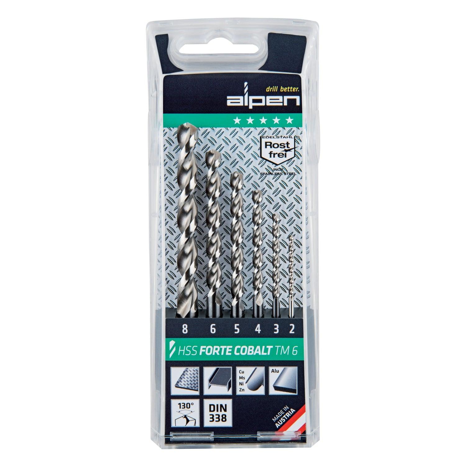 Cobalt Drill Bit Set 6 Piece 2 8 Mm - Livestainable.co.za