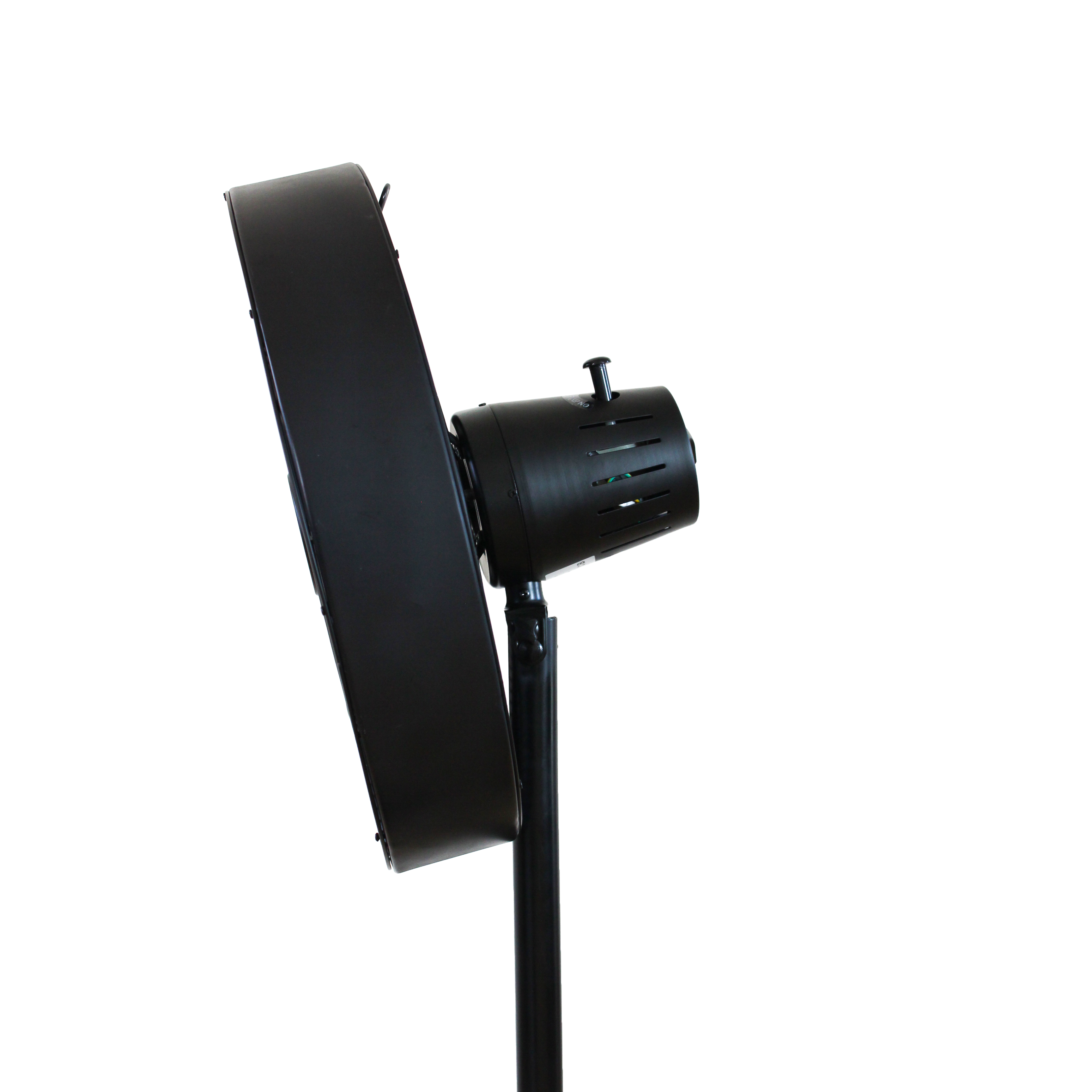 40cm Drum Telescopic Pedestal Fan (Matte Black)