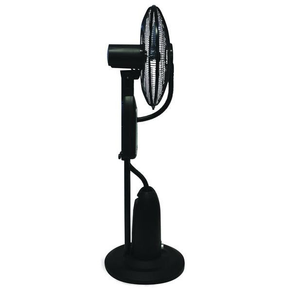 40CM PEDESTAL MIST FAN (BLACK) WITH REMOTE CONTROL - Alva Lifestyle Retail