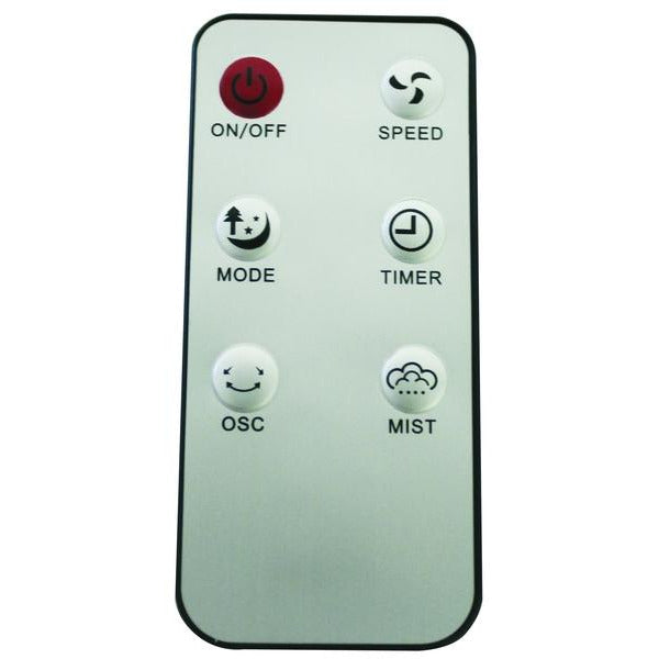 40CM PEDESTAL MIST FAN (BLACK) WITH REMOTE CONTROL - Alva Lifestyle Retail