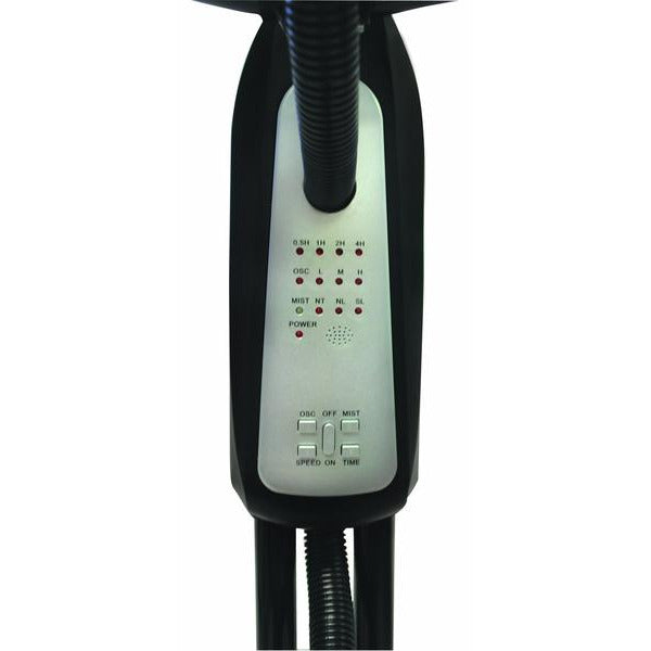 40CM PEDESTAL MIST FAN (BLACK) WITH REMOTE CONTROL - Alva Lifestyle Retail