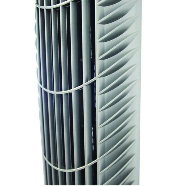 92CM PLASTIC TOWER FAN (SILVER) WITH REMOTE CONTROL - Alva Lifestyle Retail