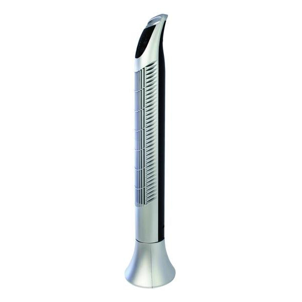 92CM PLASTIC TOWER FAN (SILVER) WITH REMOTE CONTROL - Alva Lifestyle Retail