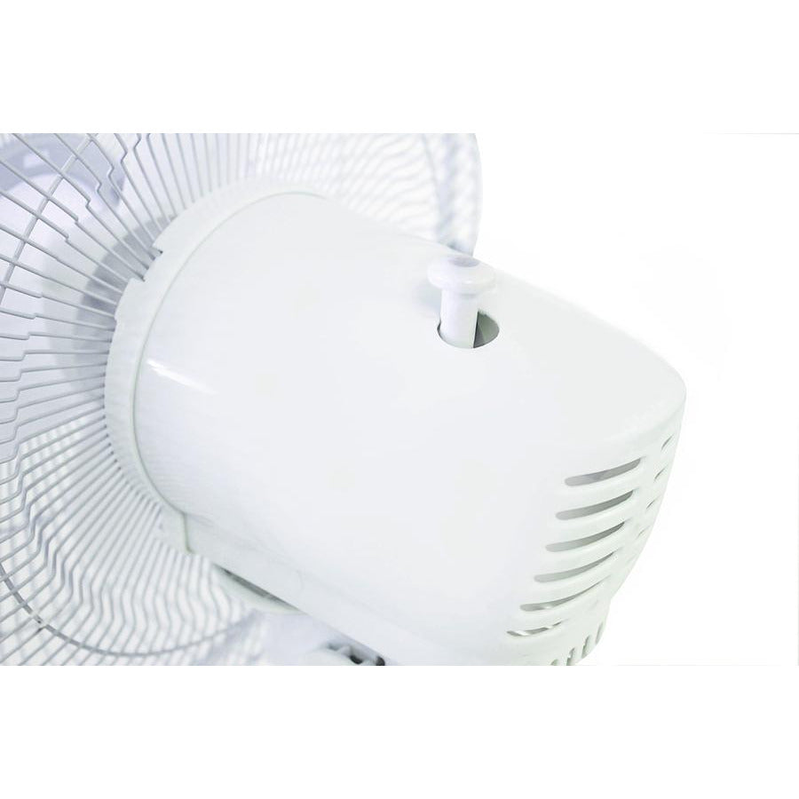 30CM PLASTIC DESK FAN (WHITE) - Alva Lifestyle Retail