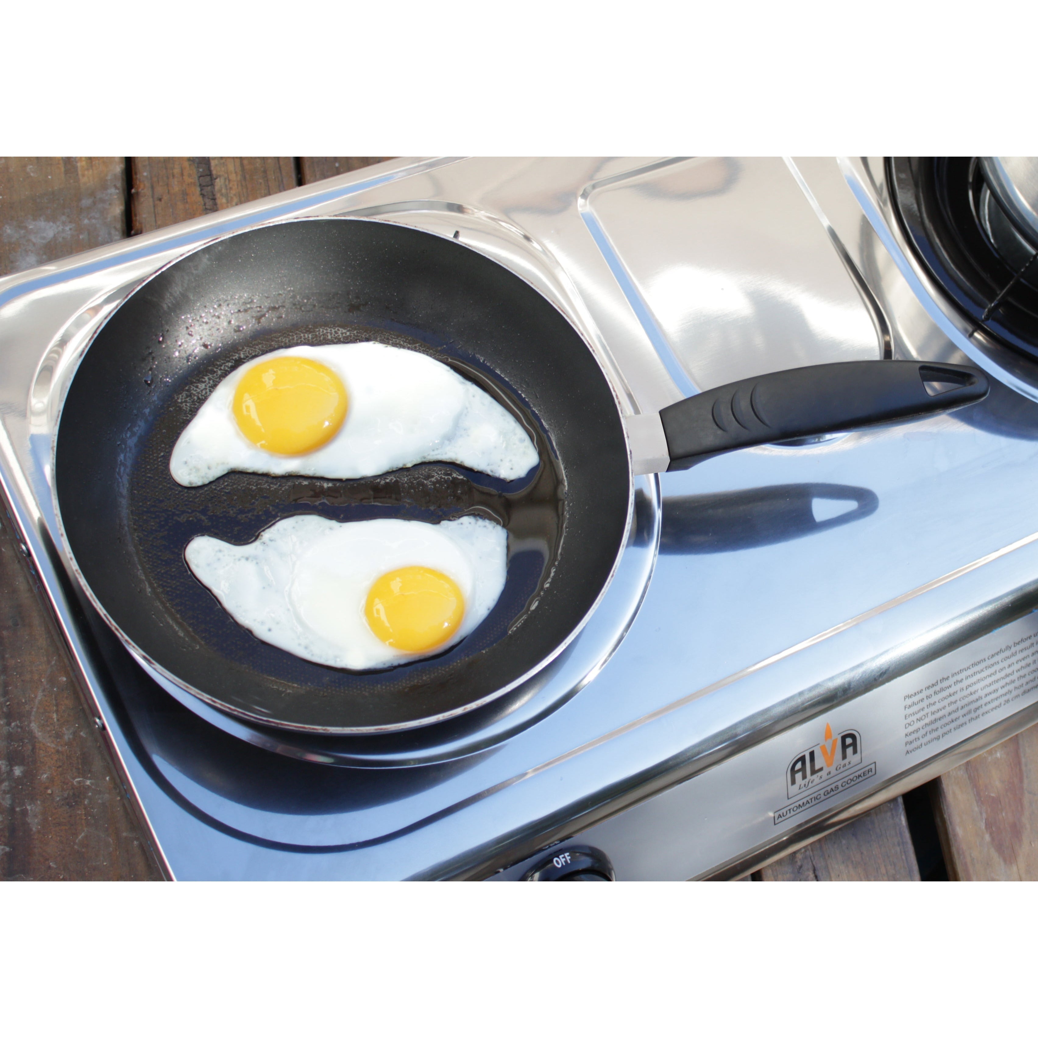 2 Burner Stainless Steel Gas Stove