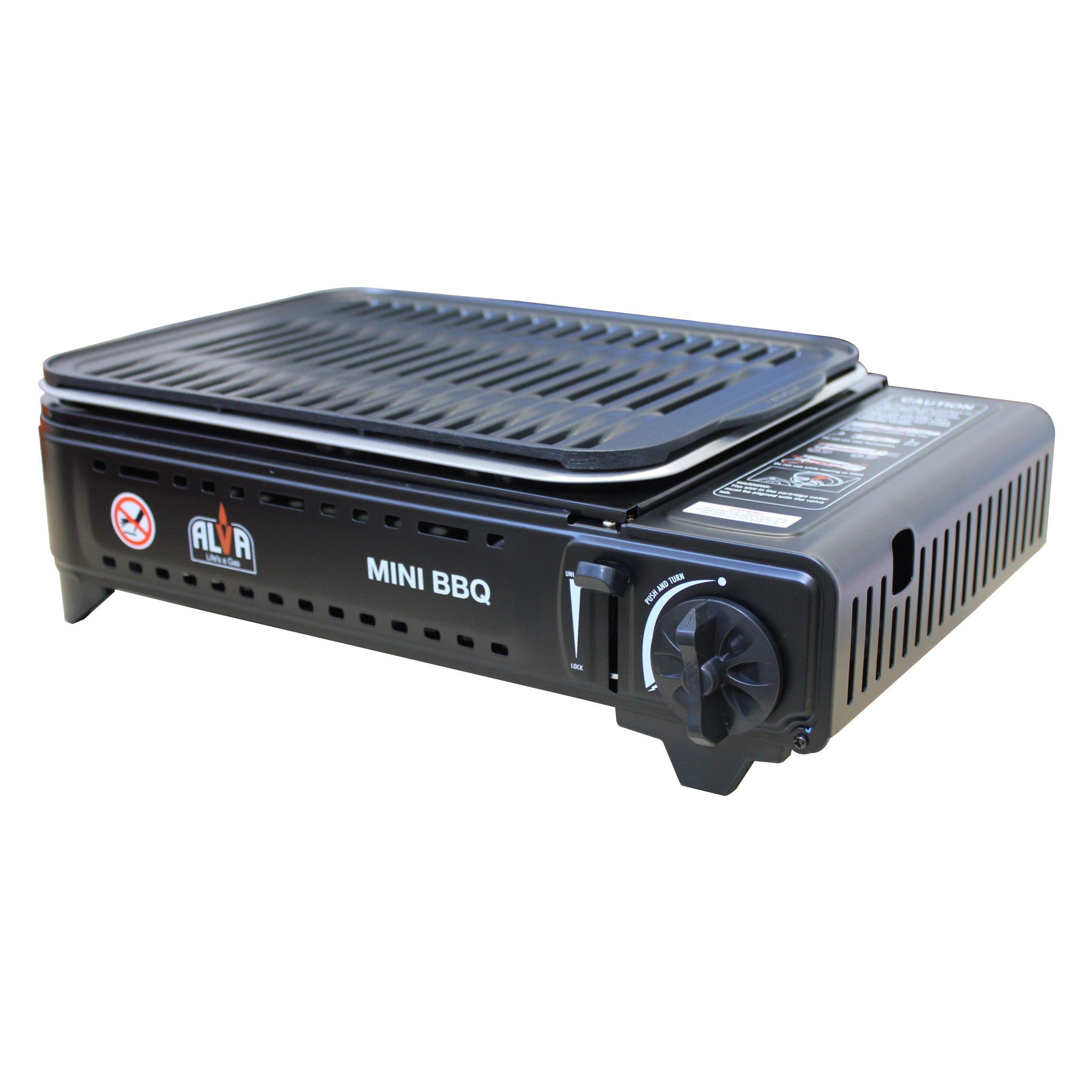 ALVA - BUTANE CANISTER MINI BBQ COOKER (CARRY CASE)