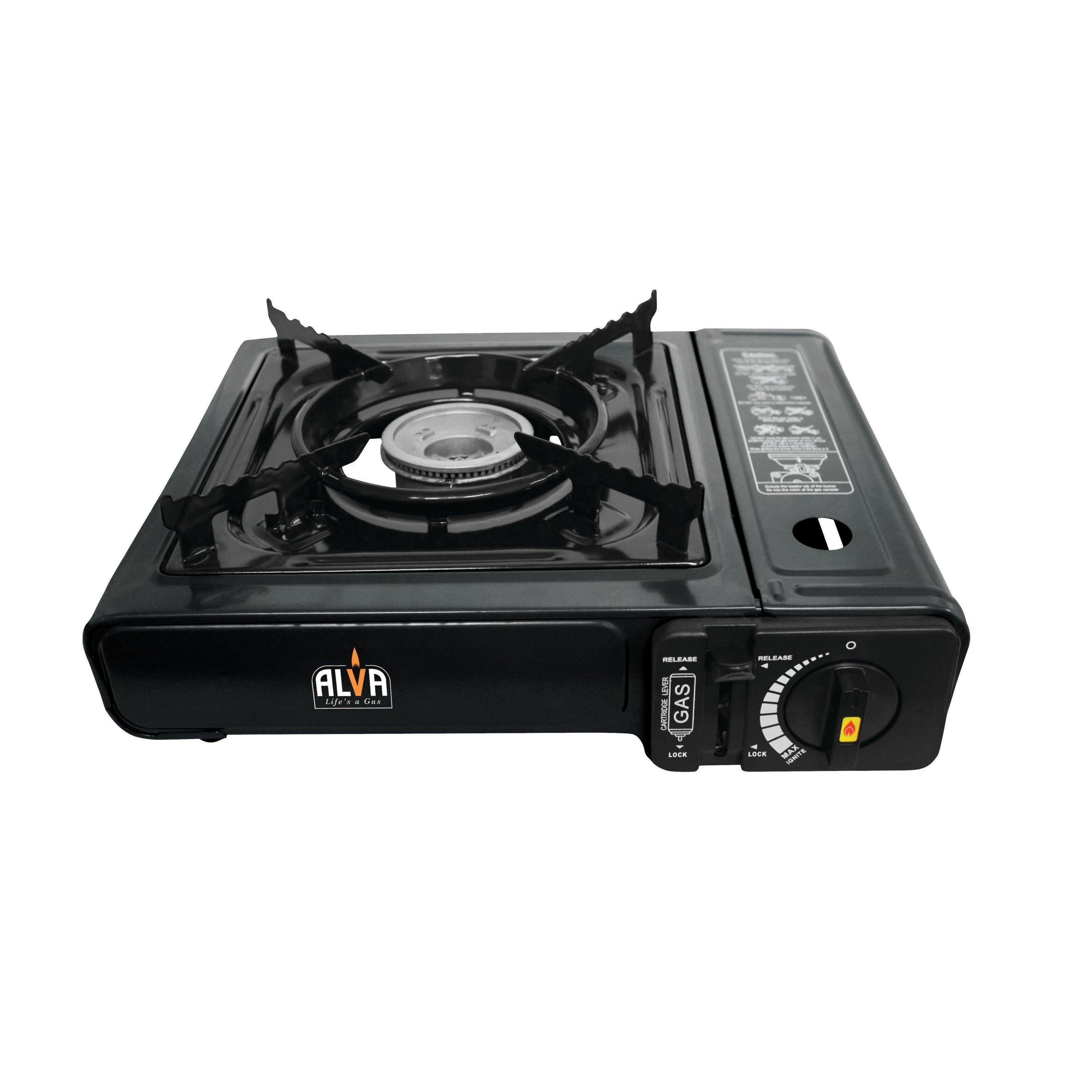 SINGLE BURNER BUTANE CANISTER STOVE  WITH TRAVEL CASE - Alva Lifestyle Retail