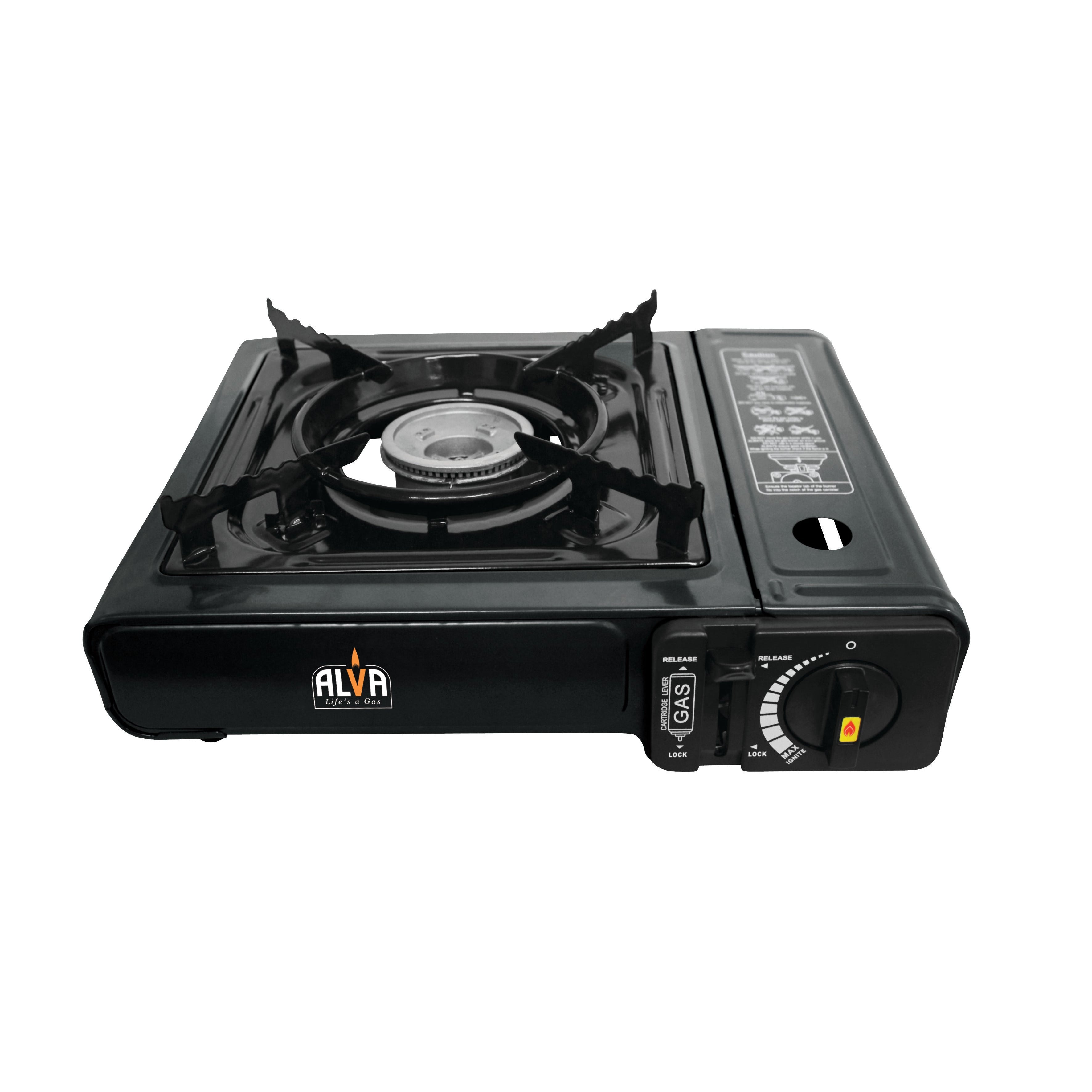 ALVA - SINGLE BURNER BUTANE CANISTER STOVE (CARRY CASE)