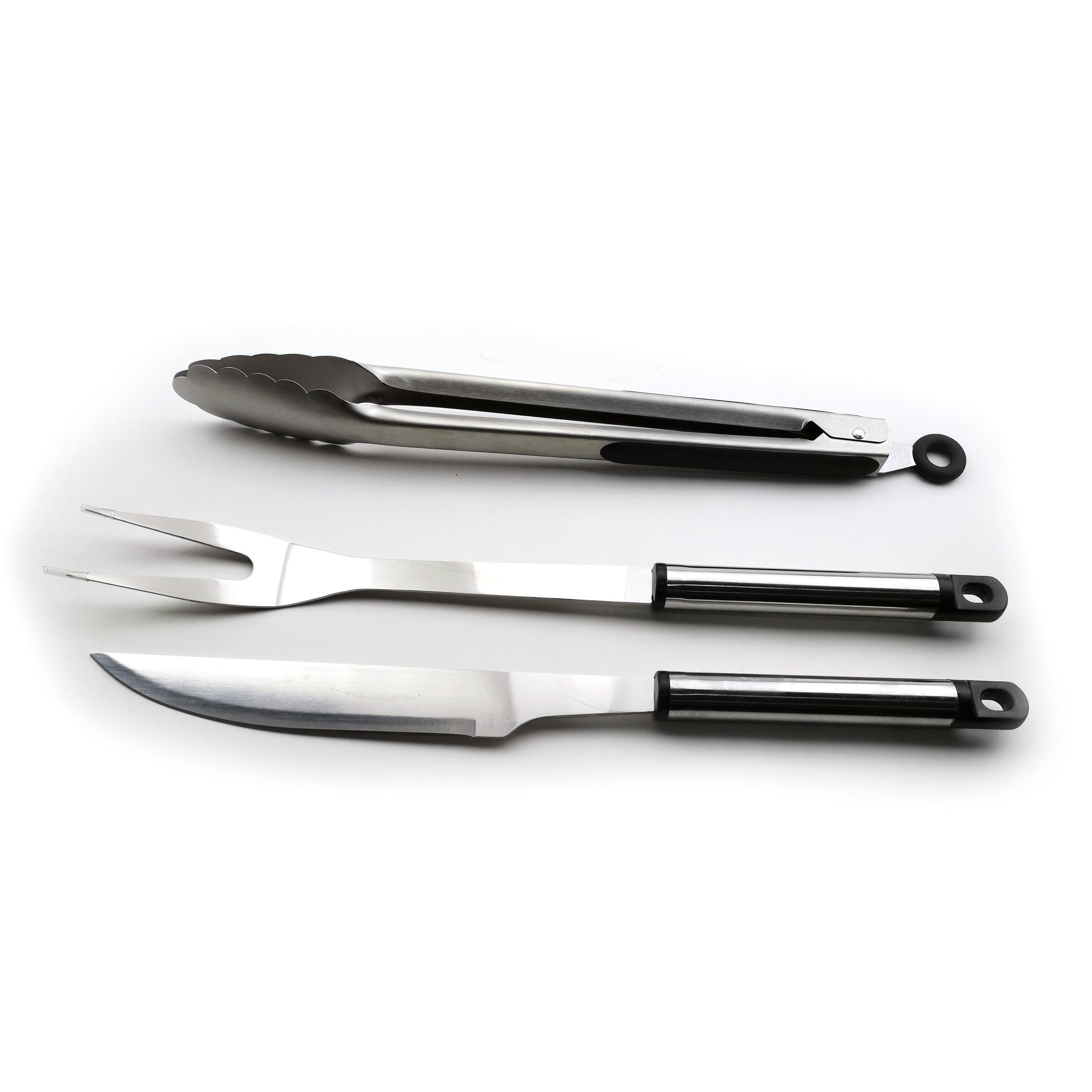 3 Pc Bbq Tool Set Stainless Steel