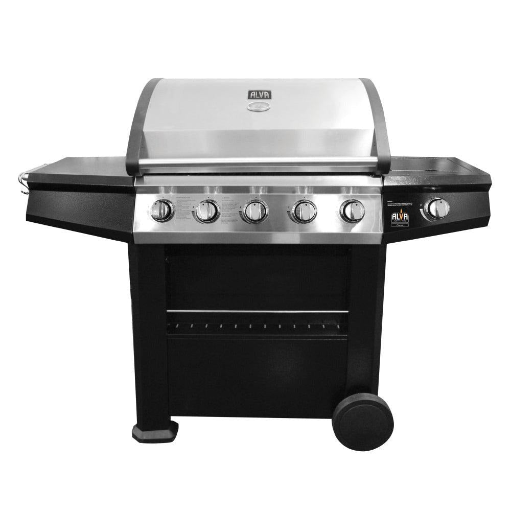 Finesse 5 Burner Stainless Steel Gas Bbq With Side Burner