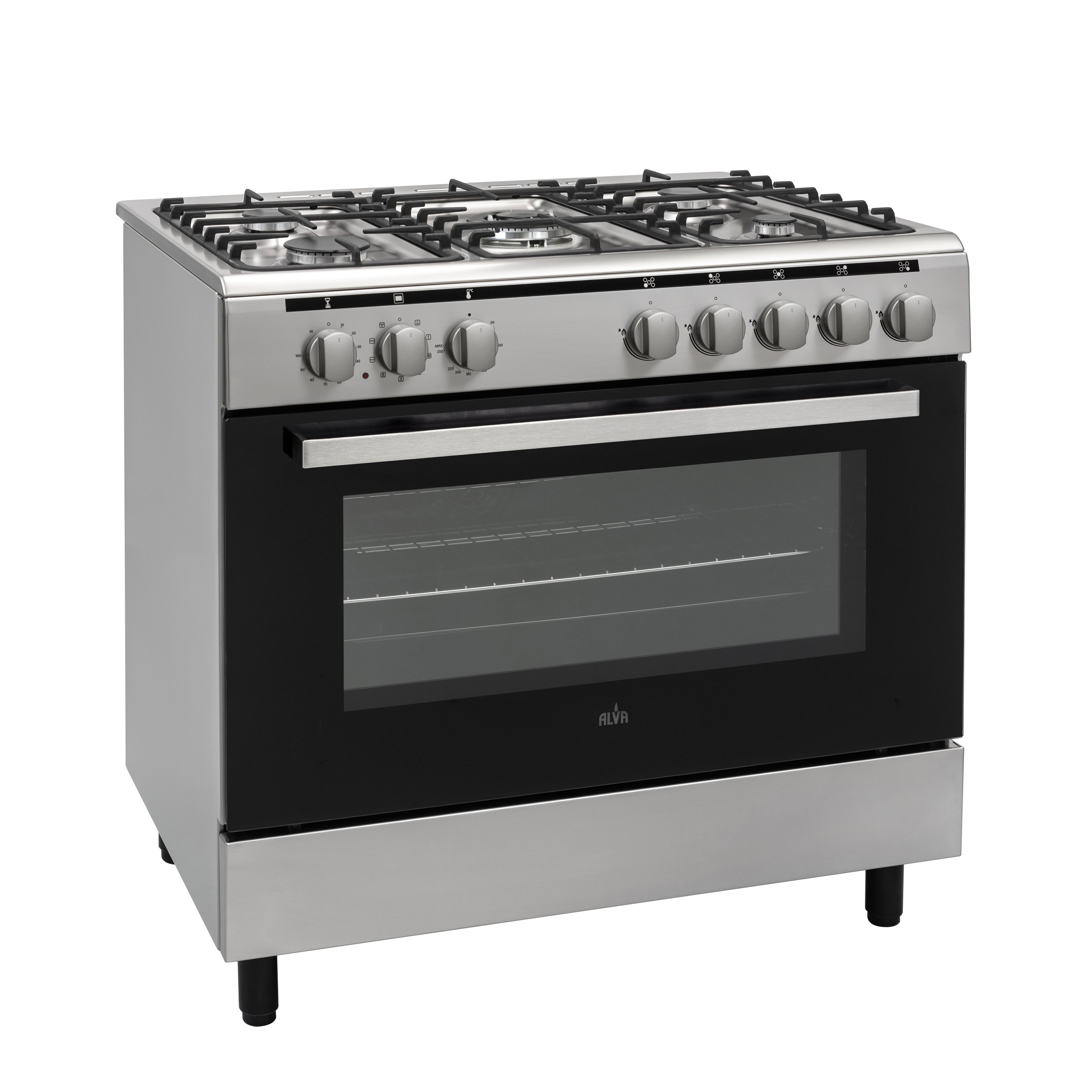 5 Burner Freestanding Gas Electric Cooker Combo (Oven / Stove)