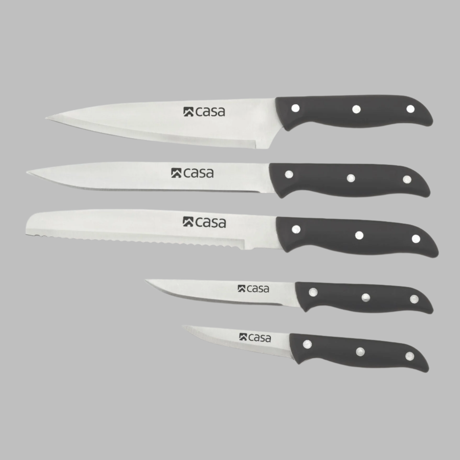 5 Pc Knife Set Verona