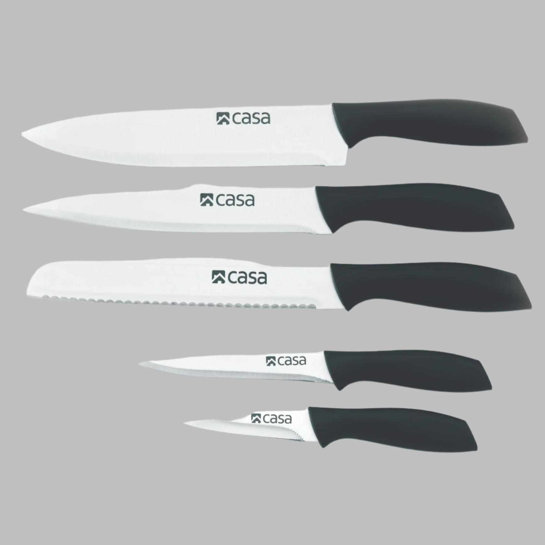 5 Pc Knife Set Genoa