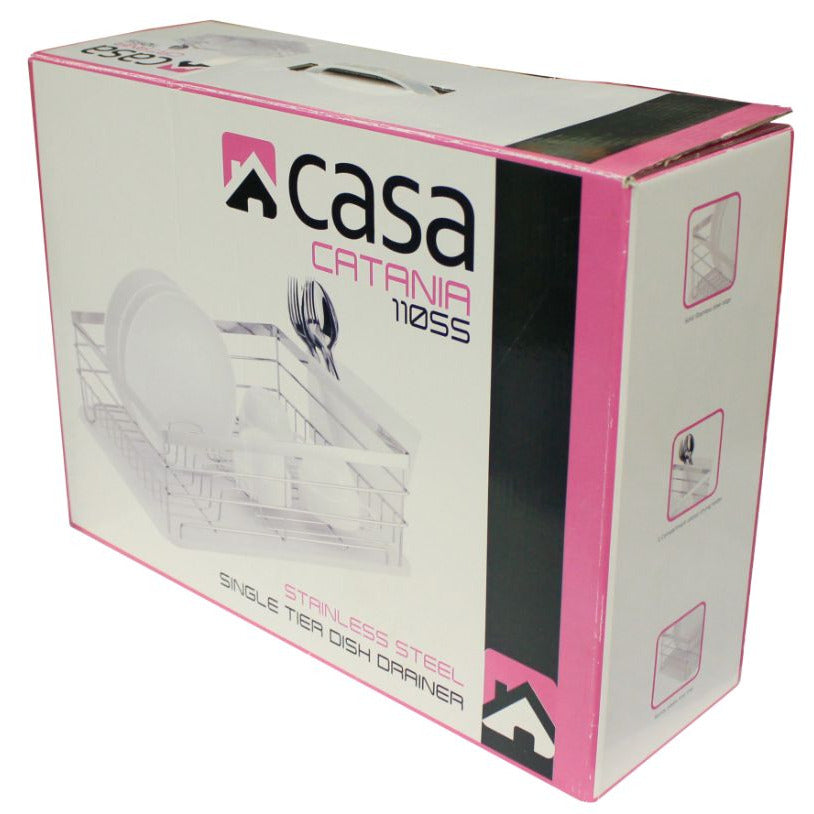 Dish Draining Rack 1 Tier Catania 110 S Stainless Steel