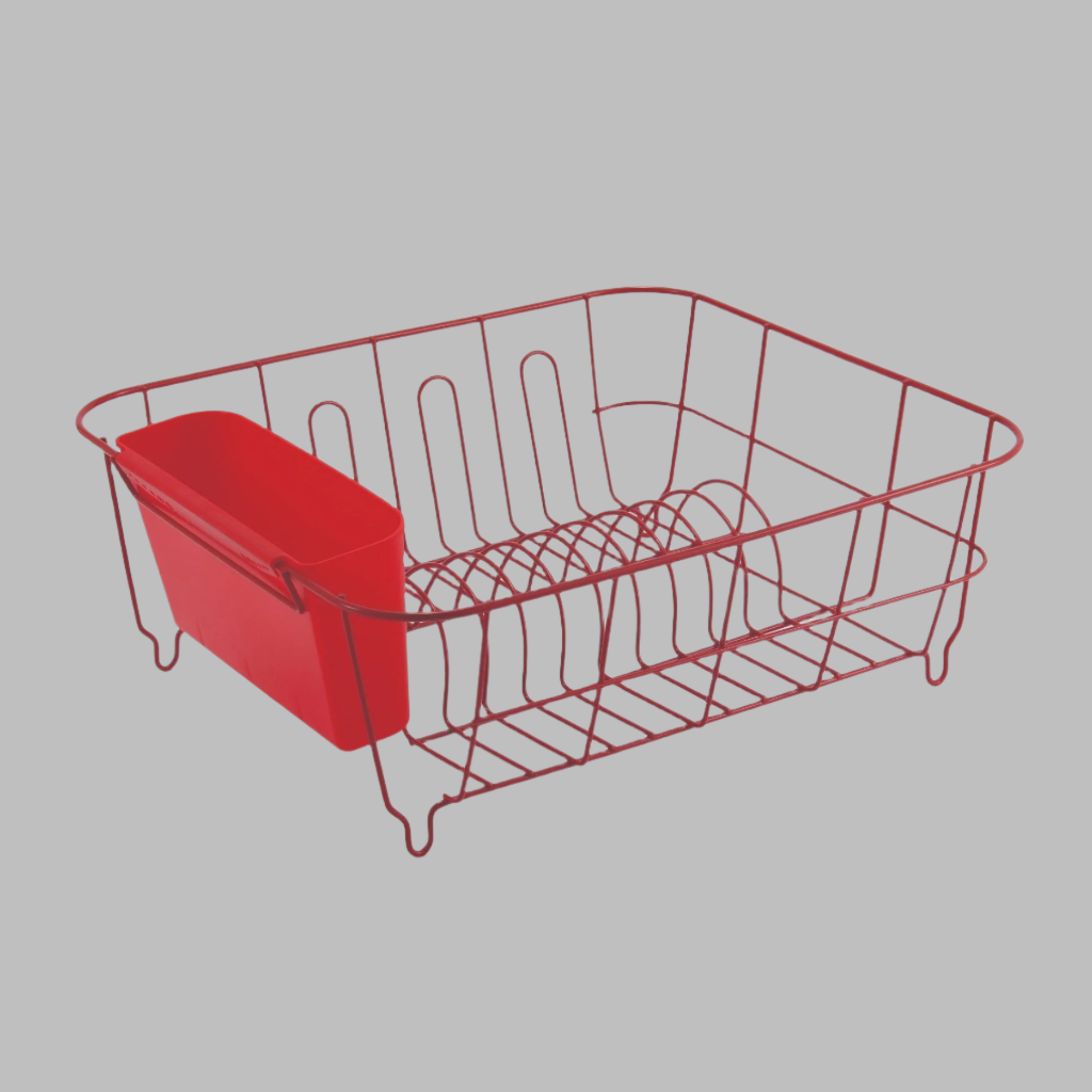Dish Draining Rack Catania 301 Rubberized
