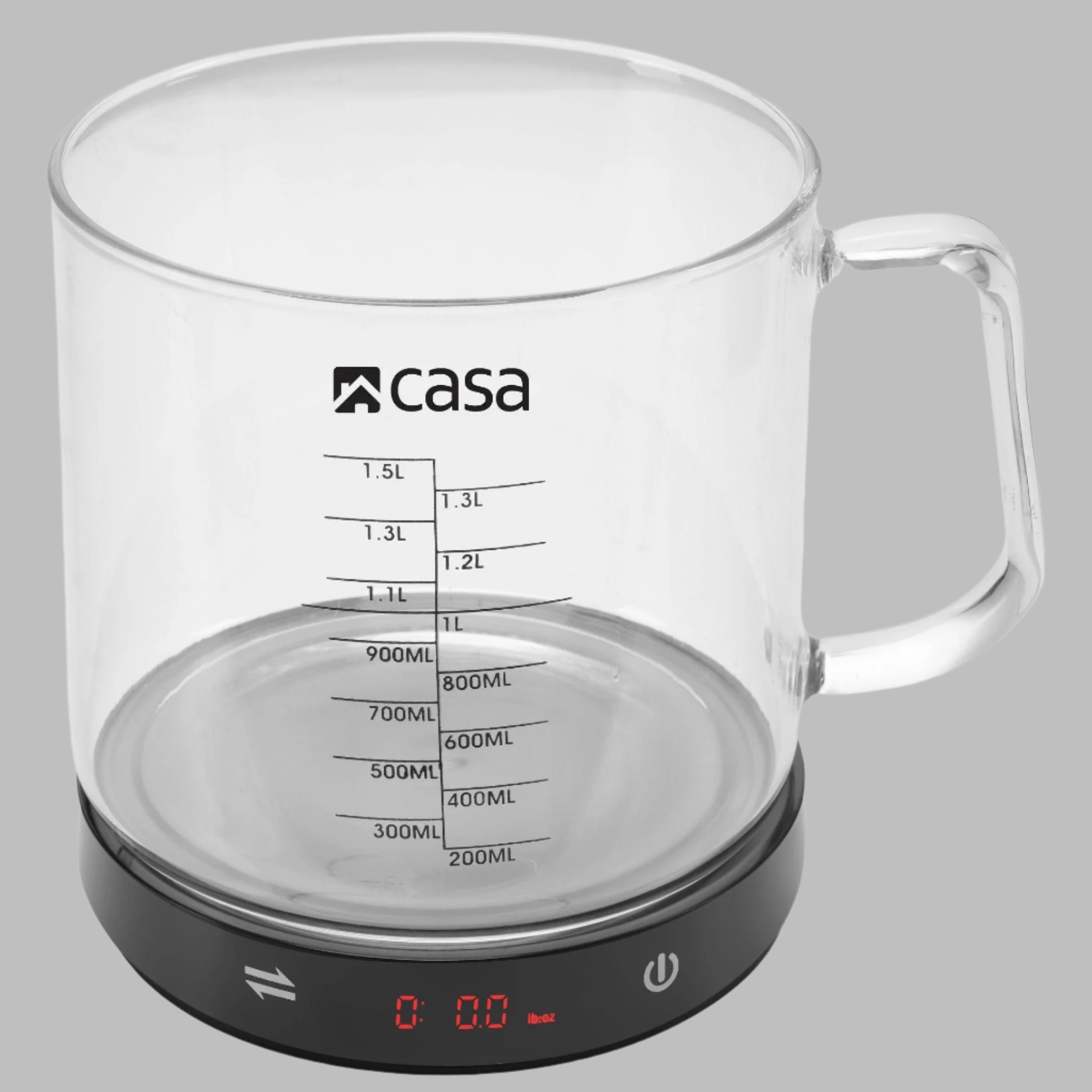 Kitchen Digital Scale With Glass Measuring Jug