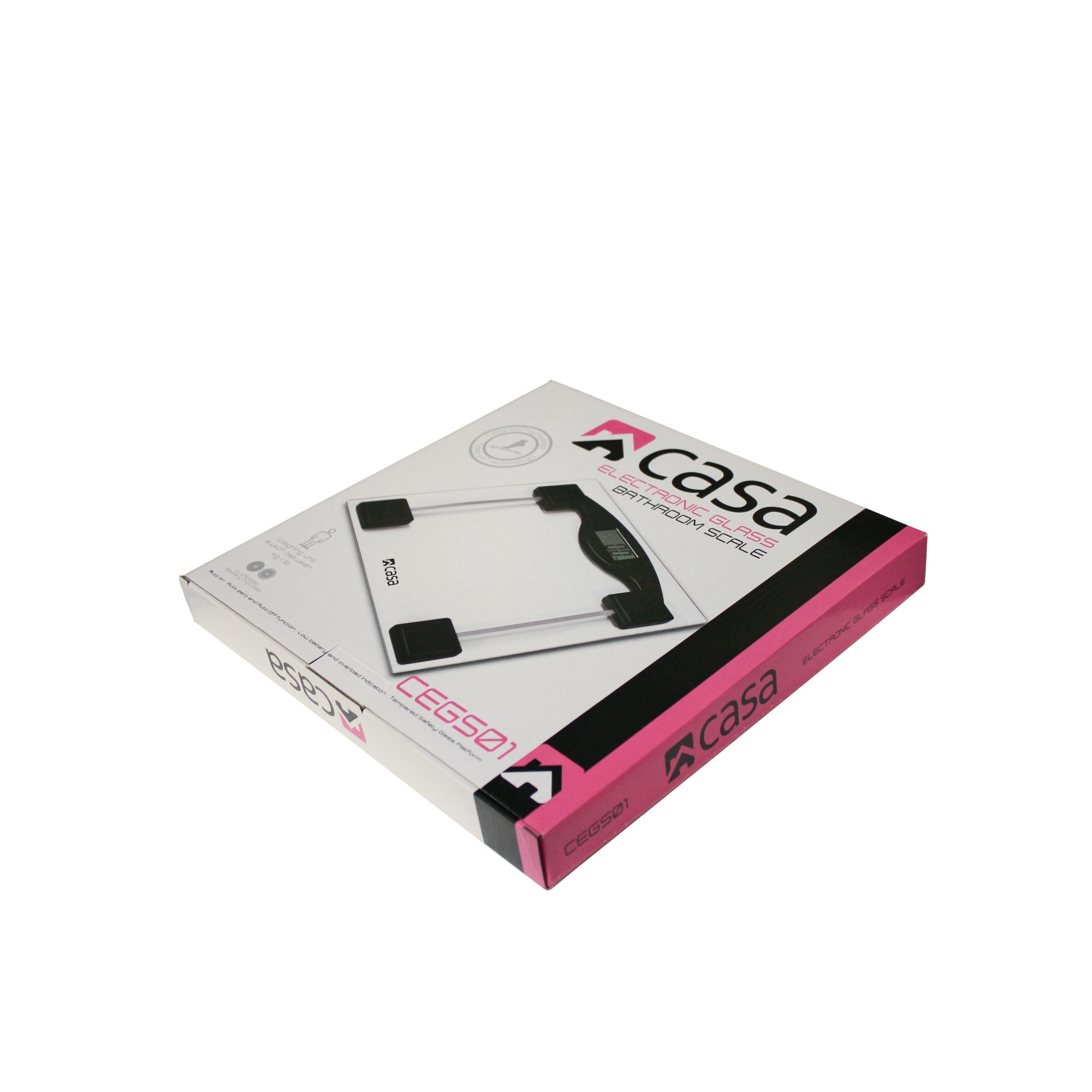 Electronic Bathroom Glass Scale Ultra Flat