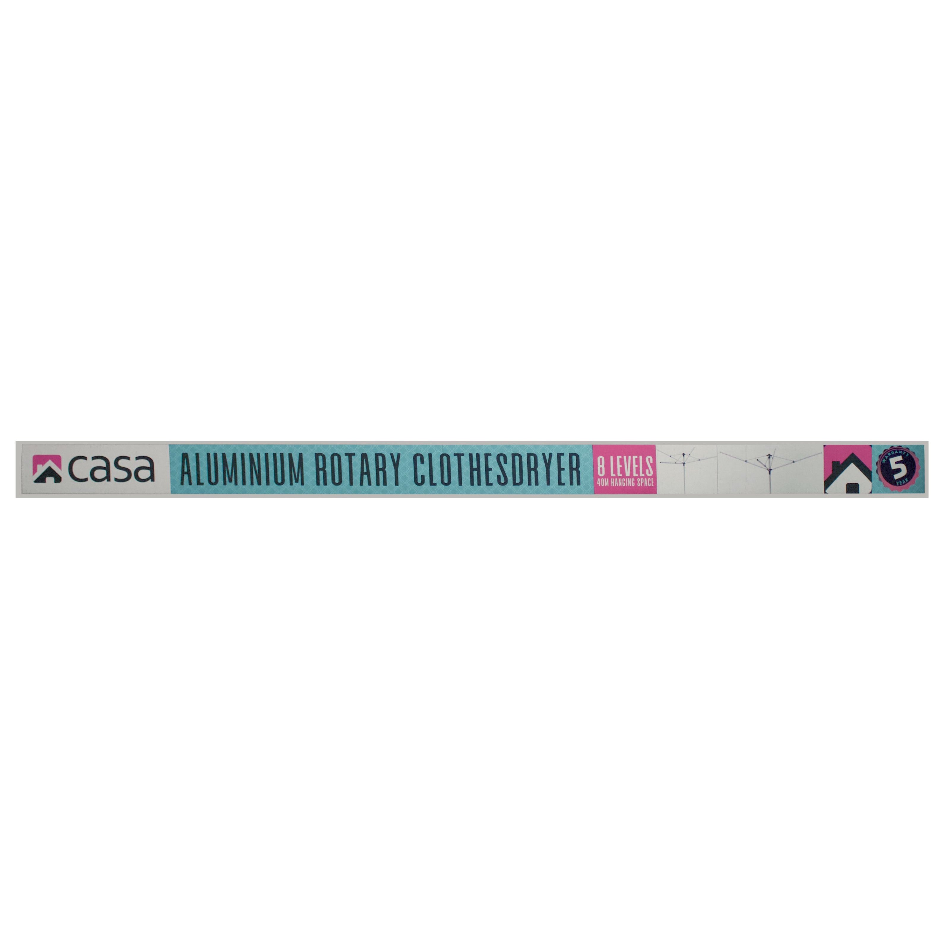 Aluminium Rotary Clothes Dryer 40m Hanging Space