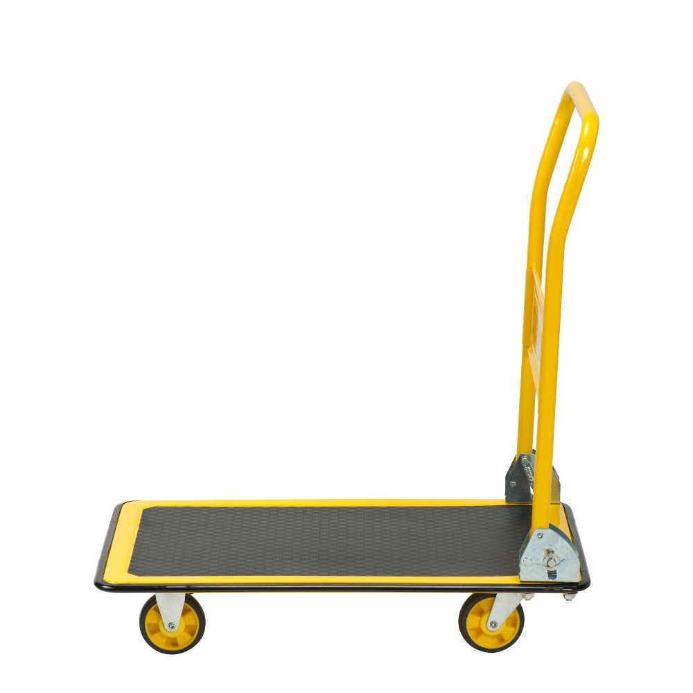 Platform Truck Steel Ball Bearing Wheels 150 Kg Capacity Pc527 L