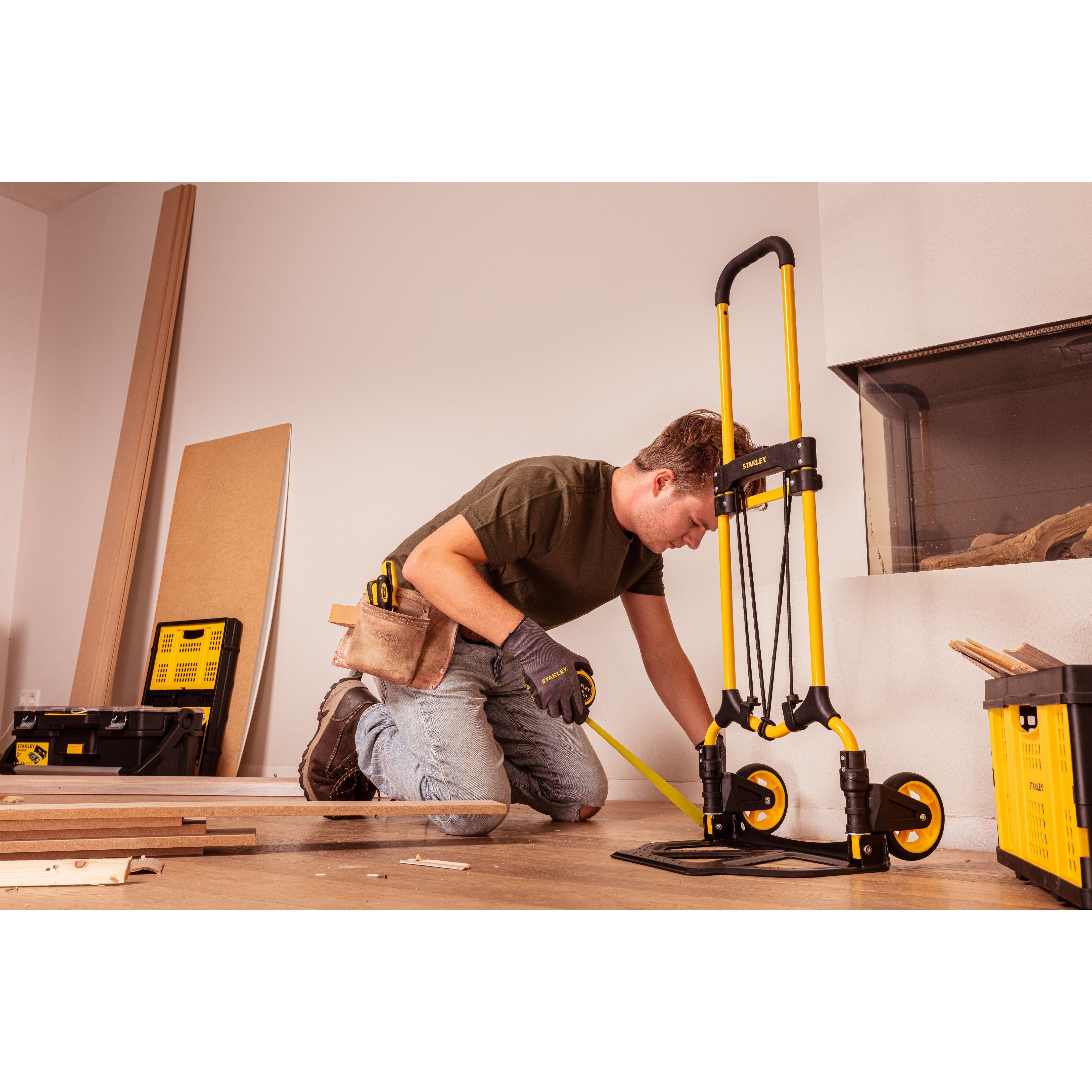 Folding Hand Truck 70 Kg Capacity Steel & Plastic Ft580