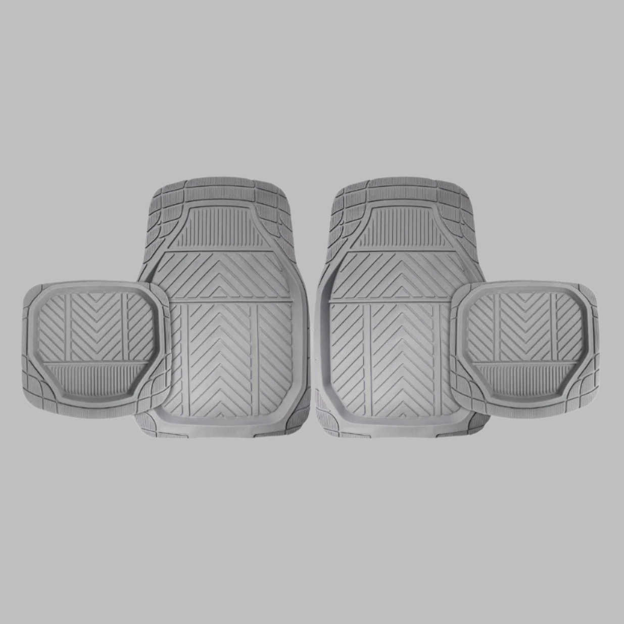 Car Mat 4 Pc Set Deep Trough