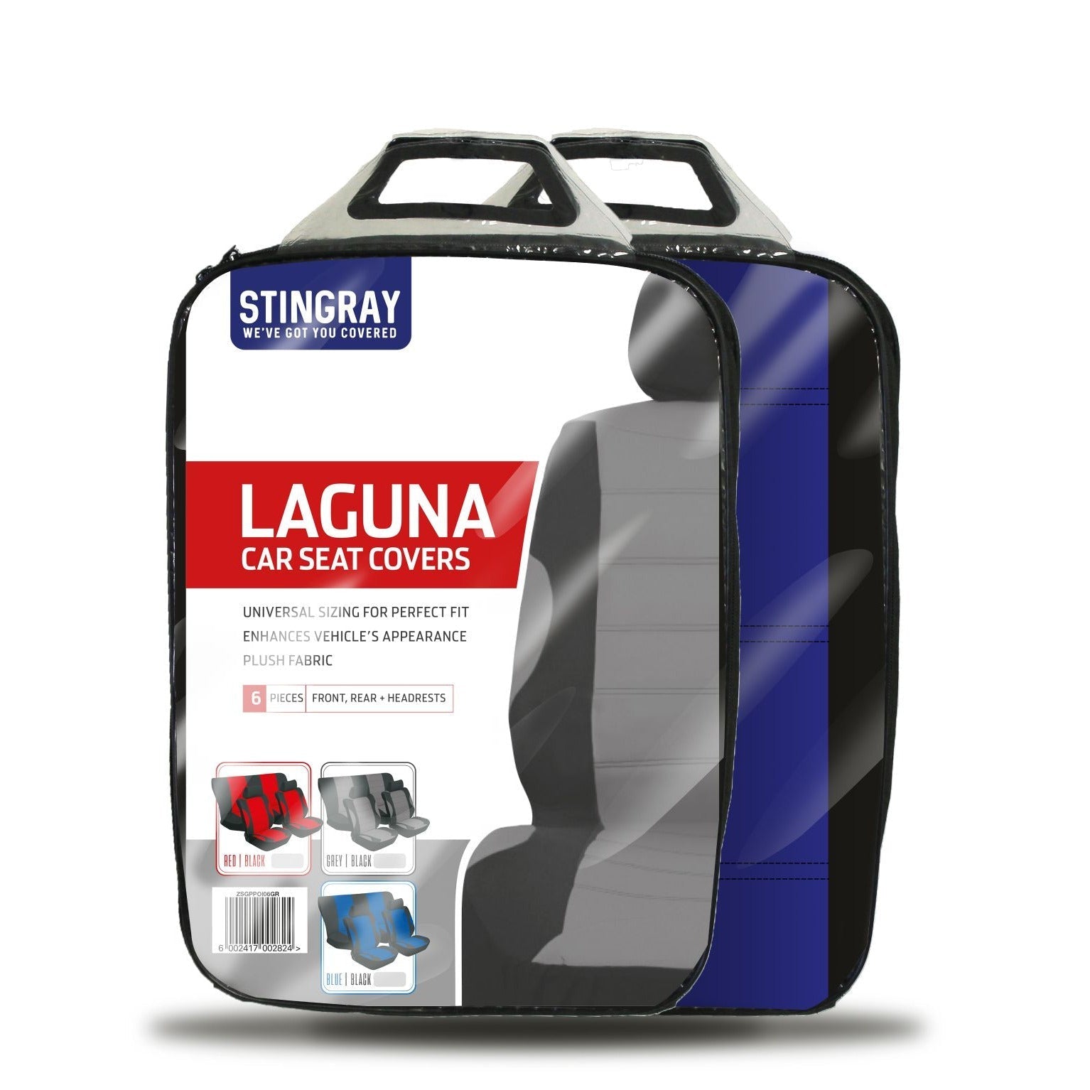 Laguna 6 Pc Car Seat Cover Set