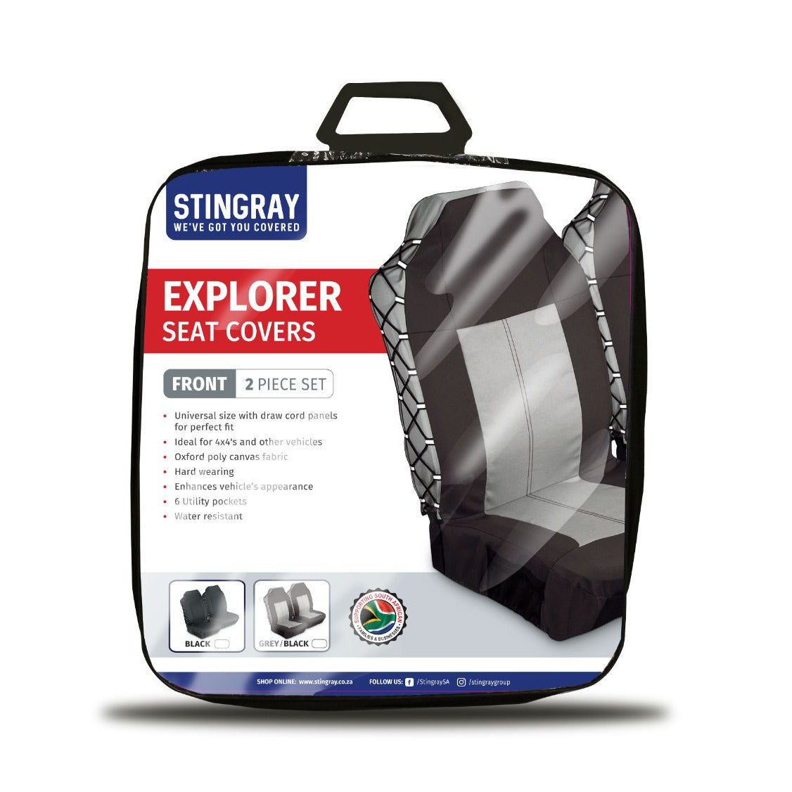 Explorer 2 Pc Front 2 Pc Car Seat Cover Set