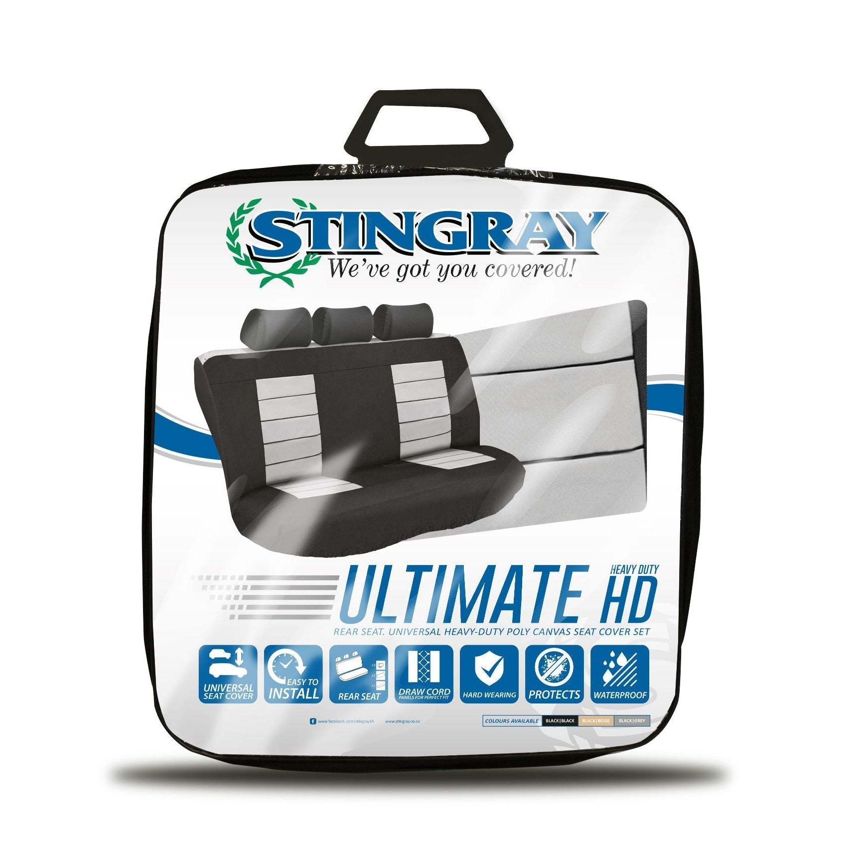 Ultimate Hd Rear Car Seat Cover Set