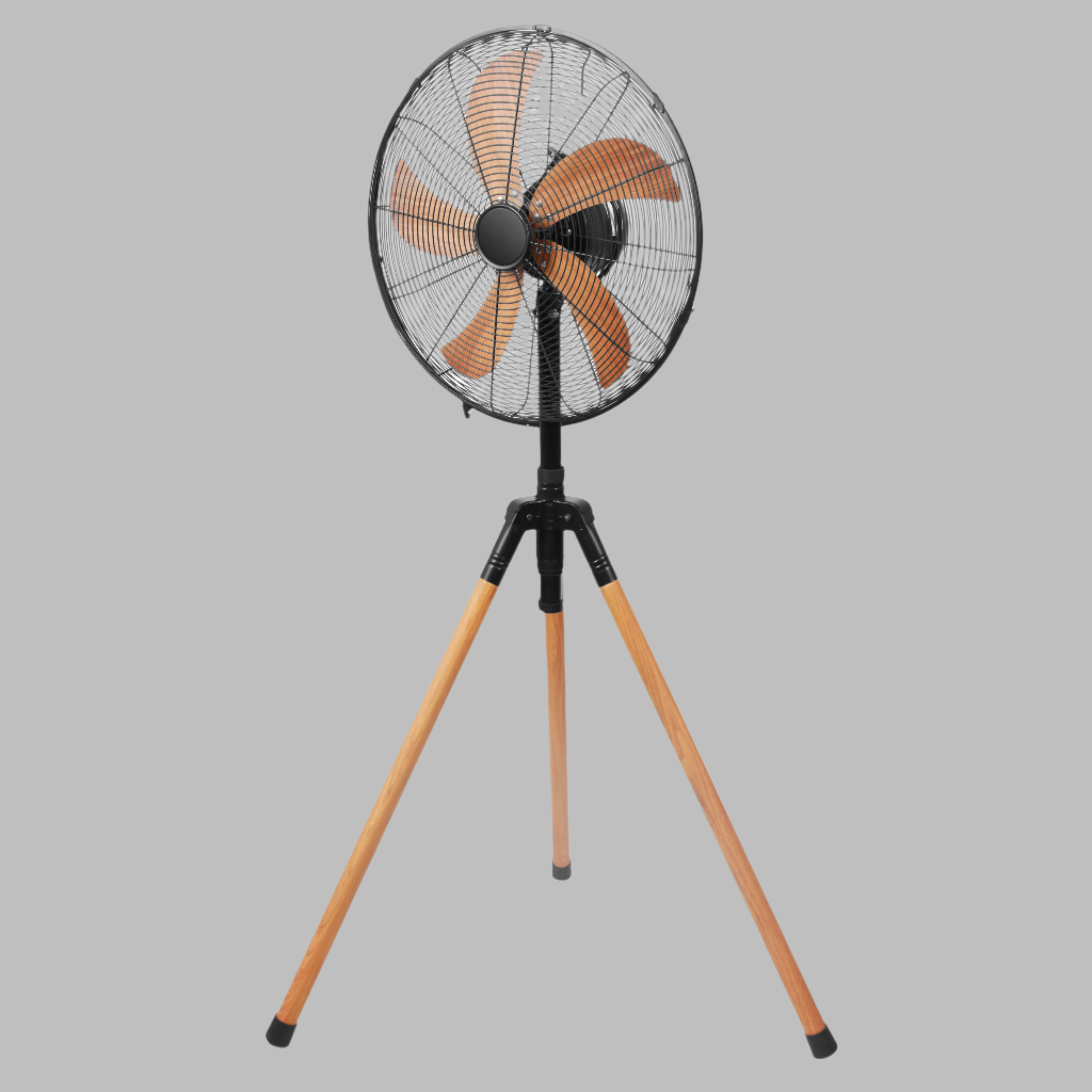 40cm Tripod Fan (Wood Look Finish)