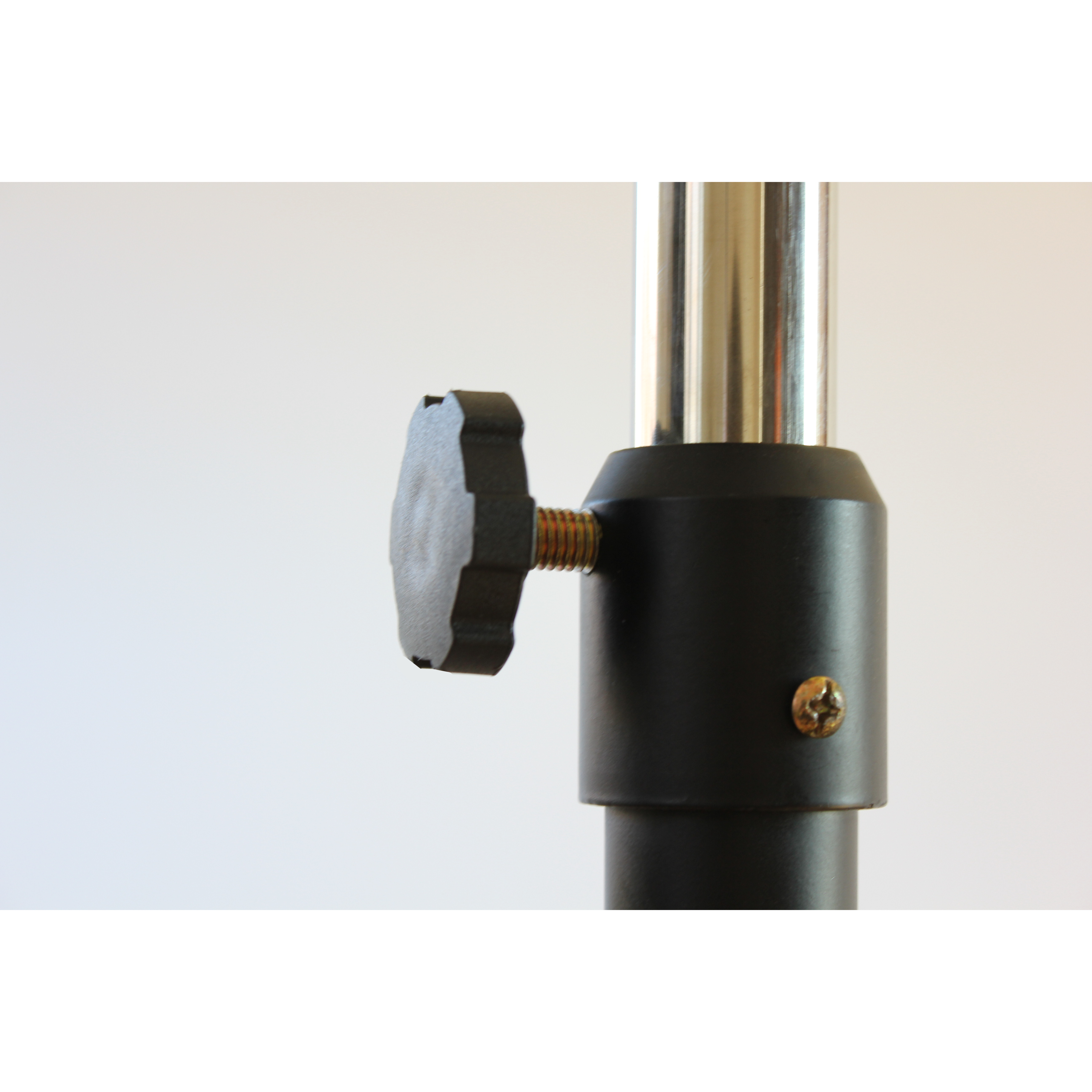 50cm Industrial Pedestal Fan Metal Telescopic (Matt Black)