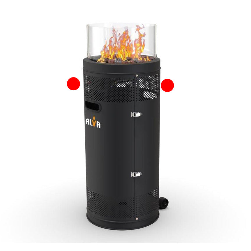 Glass For Ghp38 (V2 Model) Gas Shortstand Firepit Patio Heater