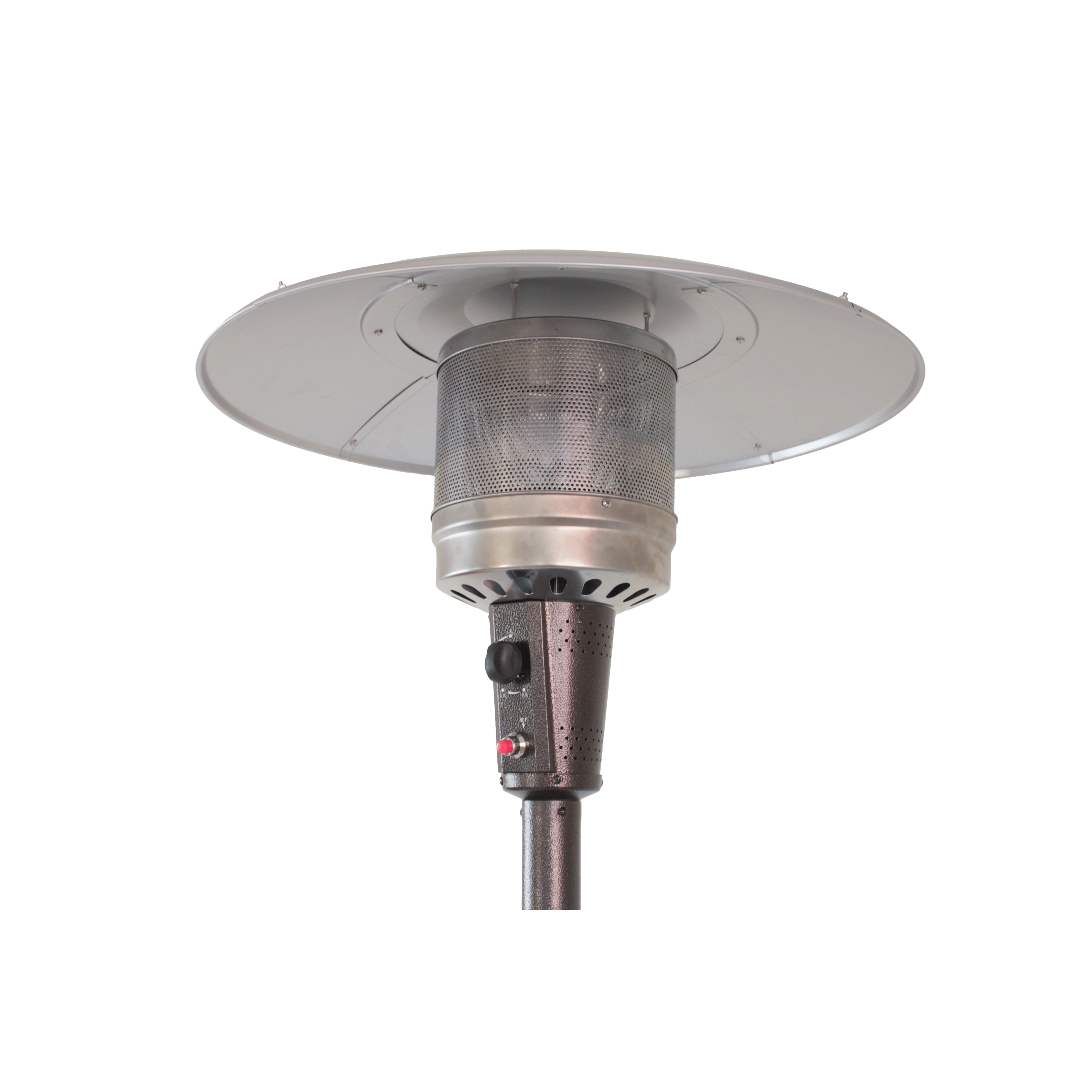 Gas Patio Heater Bronze Hammertone Cabinet