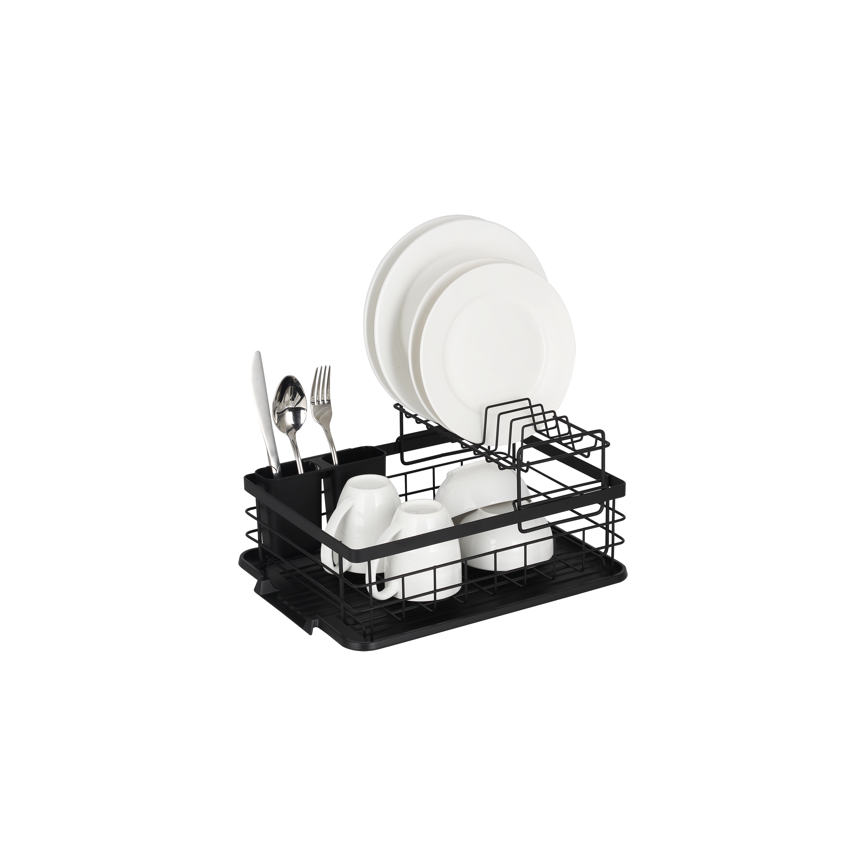 Dish Draining Rack 2 Tier Catania 401 Matt Black