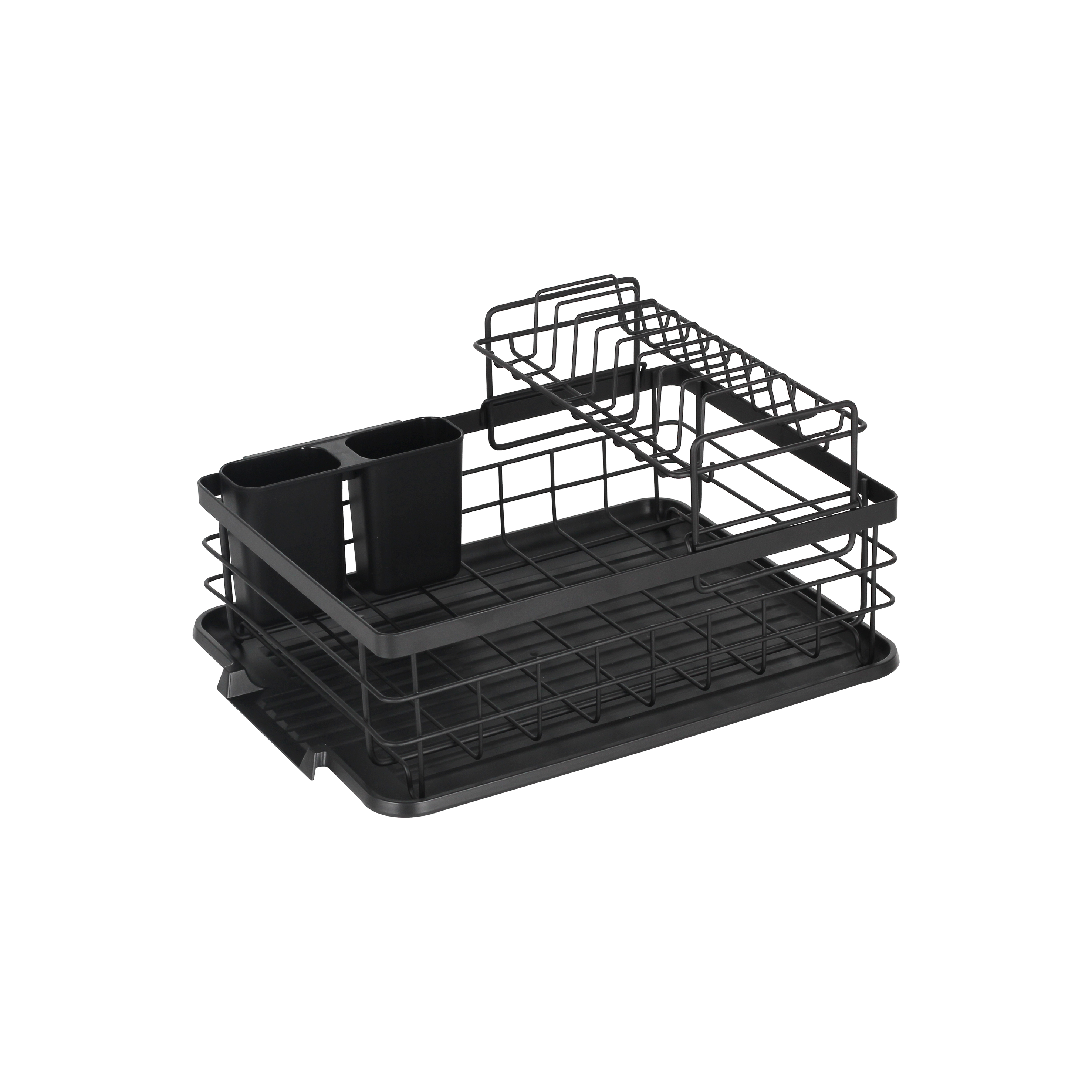 Dish Draining Rack 2 Tier Catania 401 Matt Black