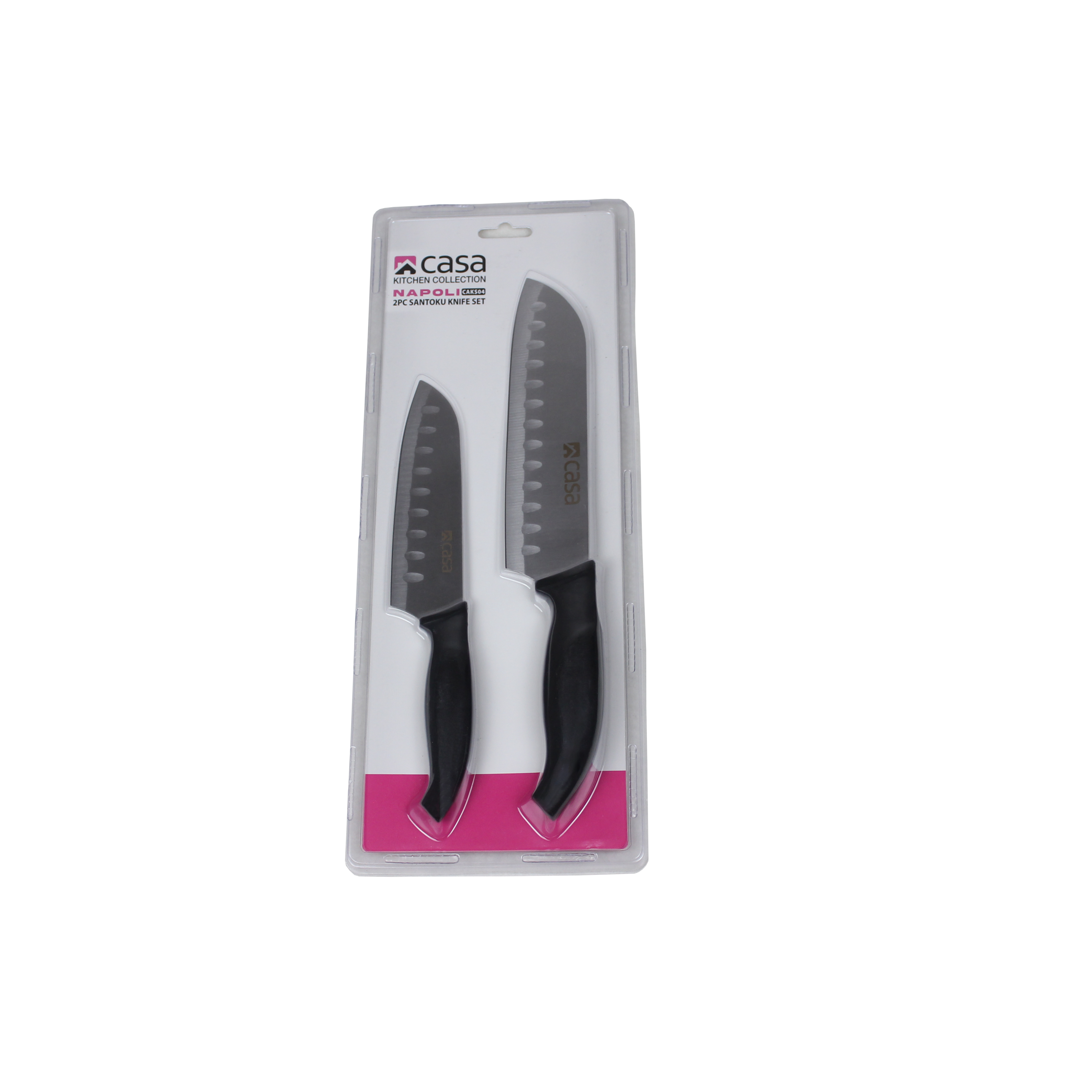 2 Pc Santoku Knife Set Napoli