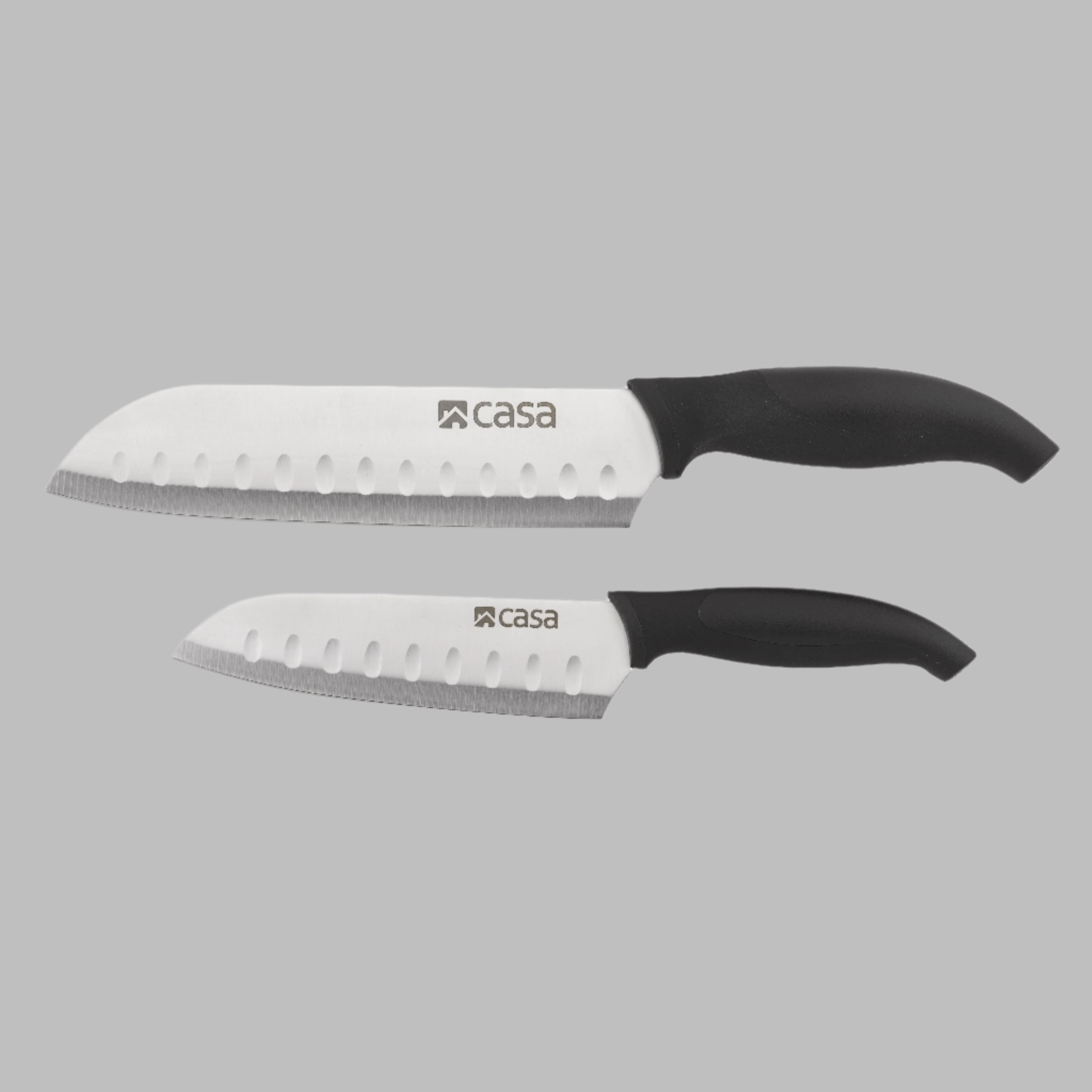 2 Pc Santoku Knife Set Napoli