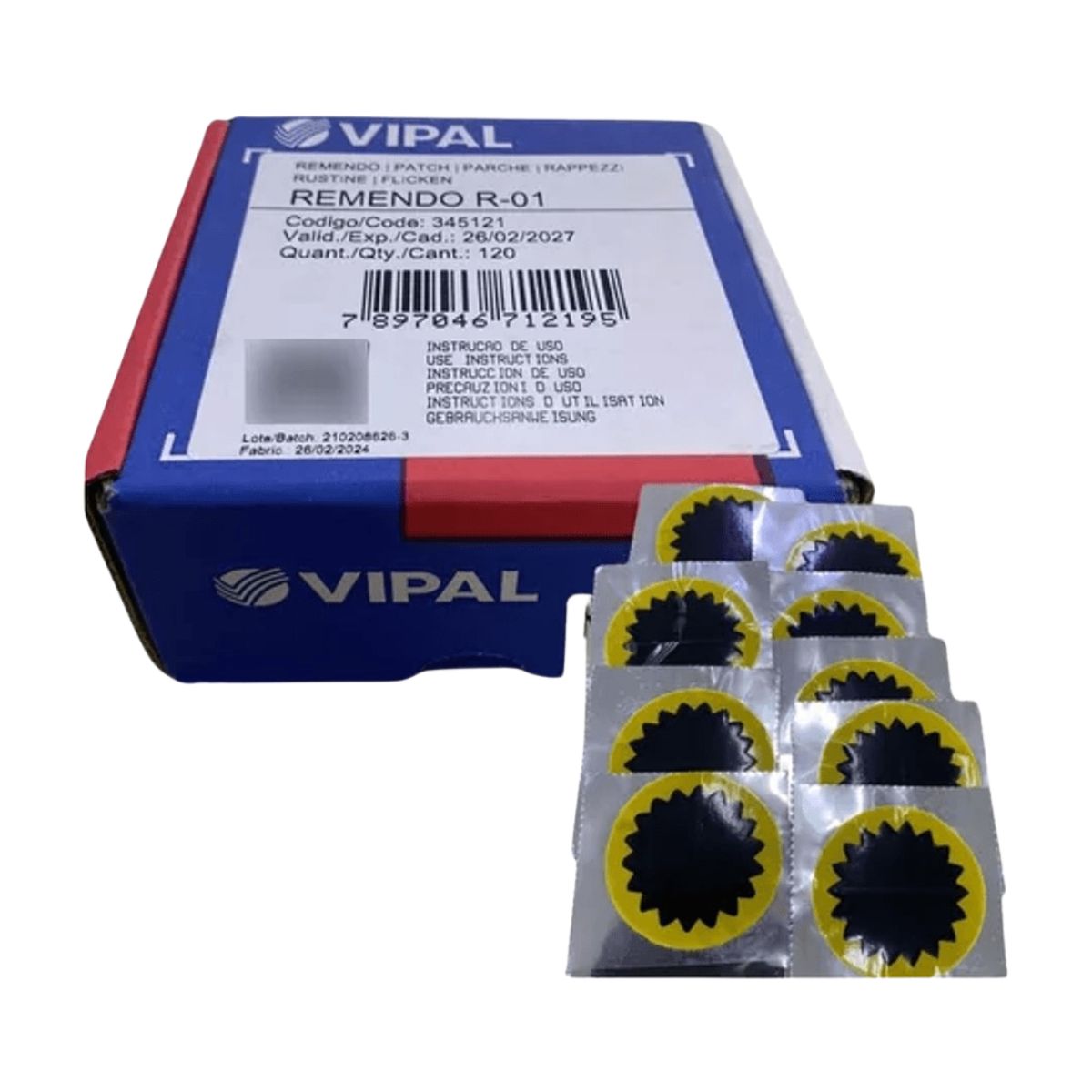 Vipal Round Tube Patch 40 Mm Price Eac 120 Per Box