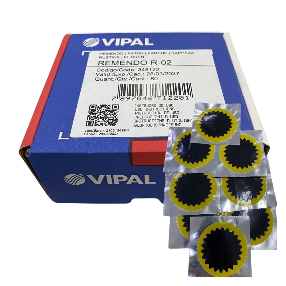 Vipal Round Tube Patch 50 Mm Price Each 80 Per Box