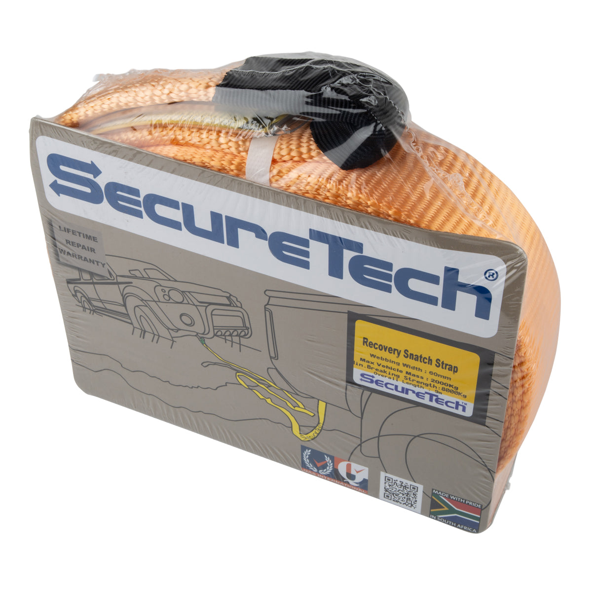 Strap Kinetic Snatch Recovery 60 Mm 9 Mx8 Ton