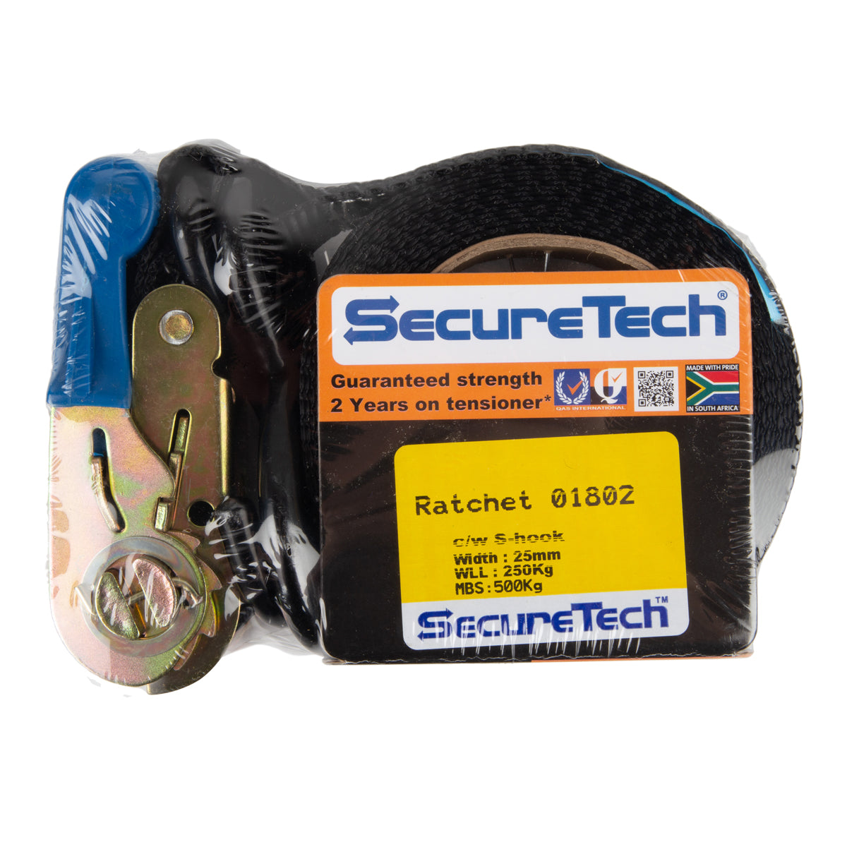 Strap Assy Ratchet 4 Mx25 Mm 500 Kg + Hook
