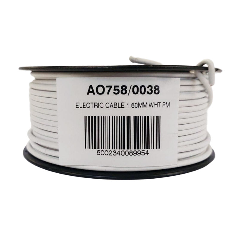 Electric Cable 1.60 Mm Single Core White Pm