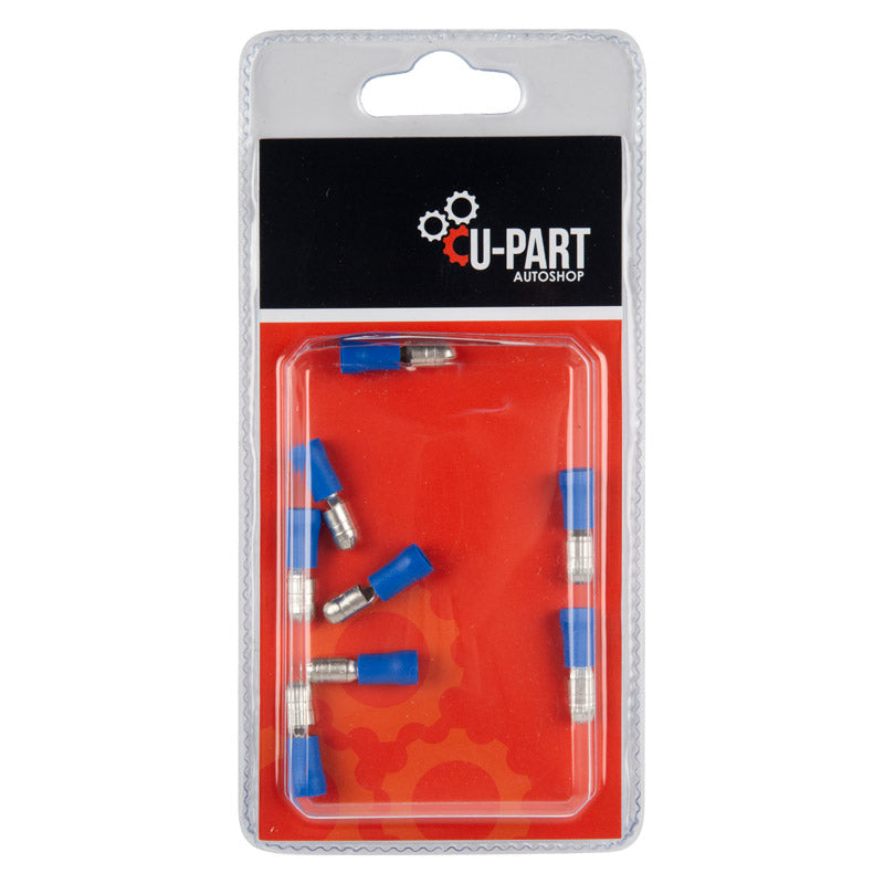 U Part Terminal Blu Male Bullet 1.5 2.5 Mm 5 Mm