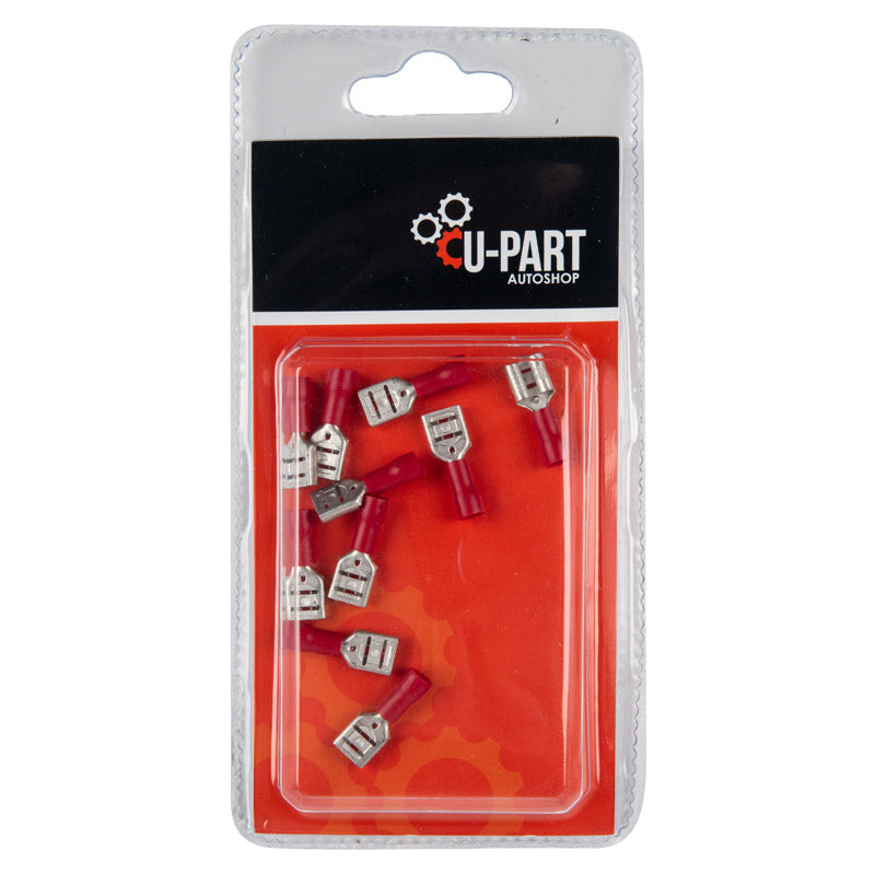 U Part Terminal Red Female Rec Push On 0.5 1.5 Mm K