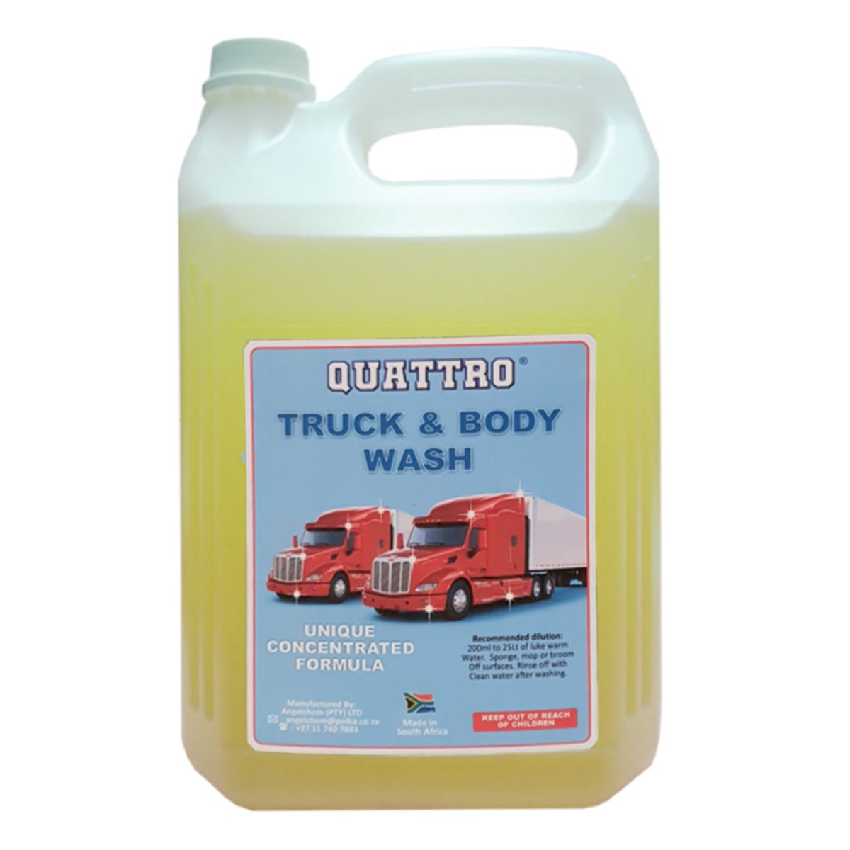 Quattro Truck And Body Wash 5 L