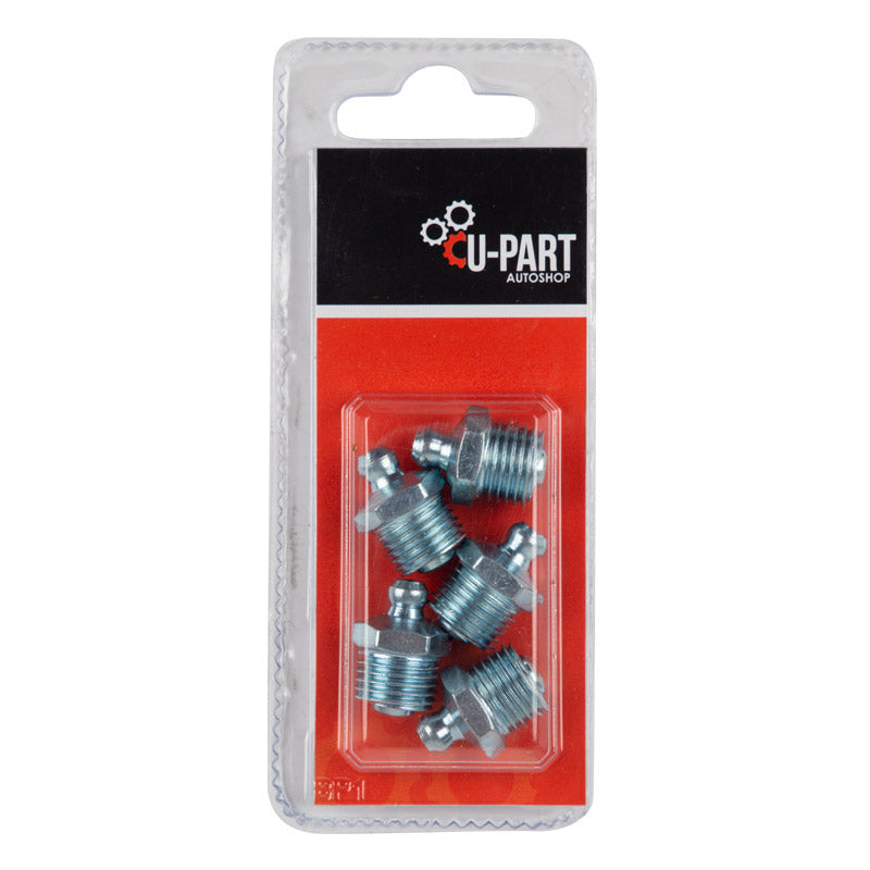 U Part Grease Nipple Straight 1/4 Inch Bspx5