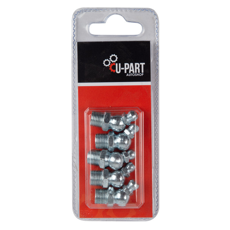 U Part Grease Nipple 45 Deg 1/8 Inch Bspx5
